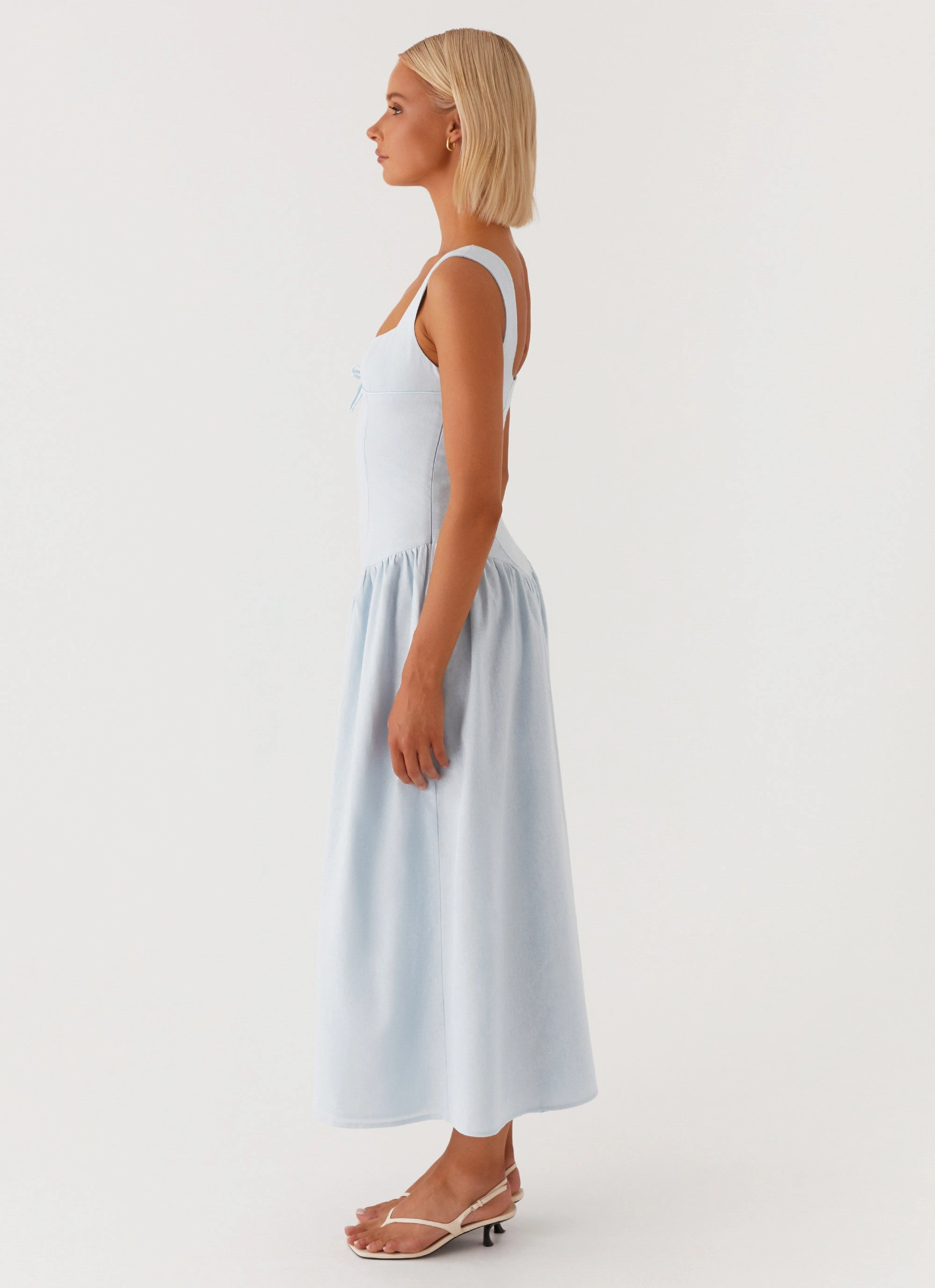 Suzie Midi Dress - Blue Easy Match