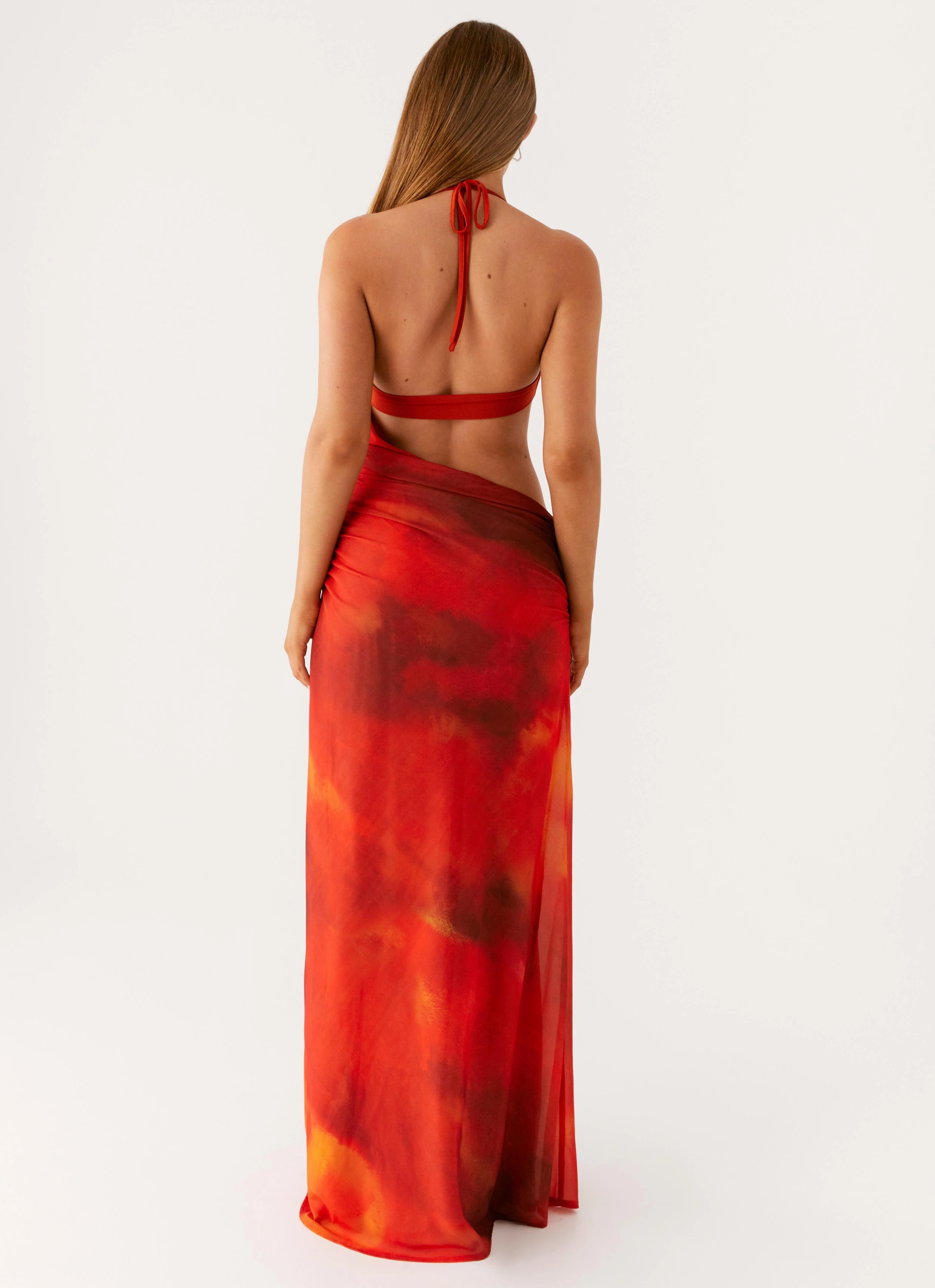 Urban Line Elixis Maxi Dress - Scarlet Blur