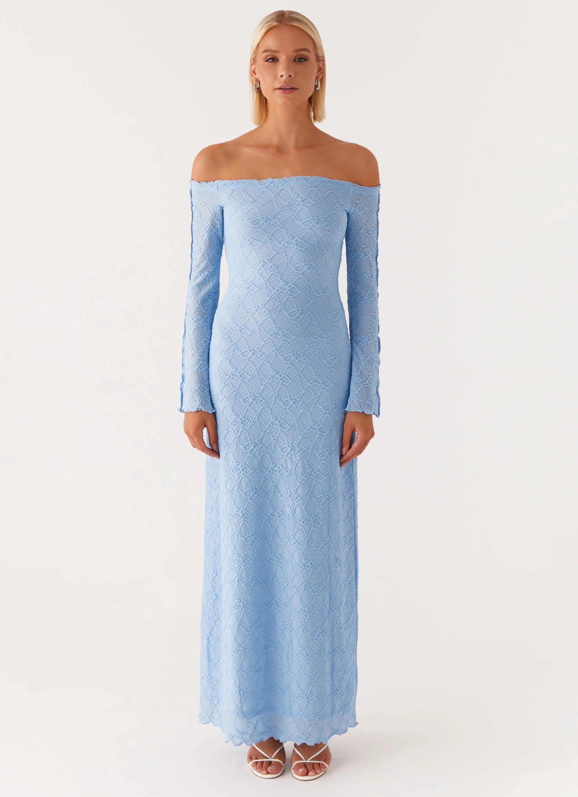 Elouera Maxi Dress - Baby Blue Dreamy Look