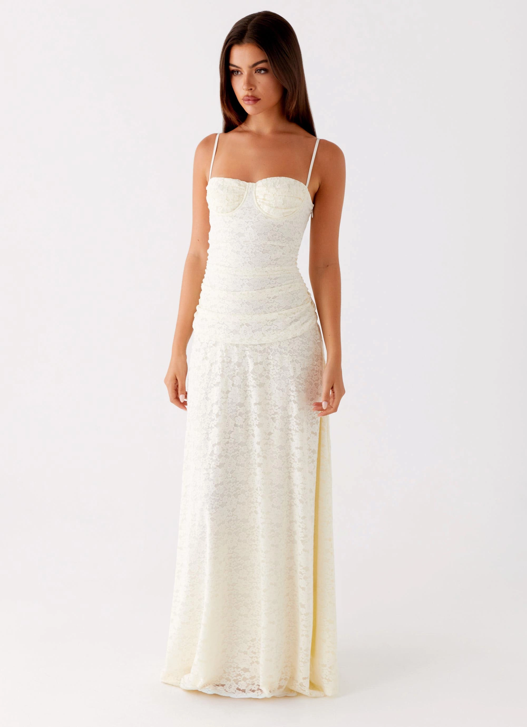 Light Fabrication Elsa Maxi Dress - Ivory