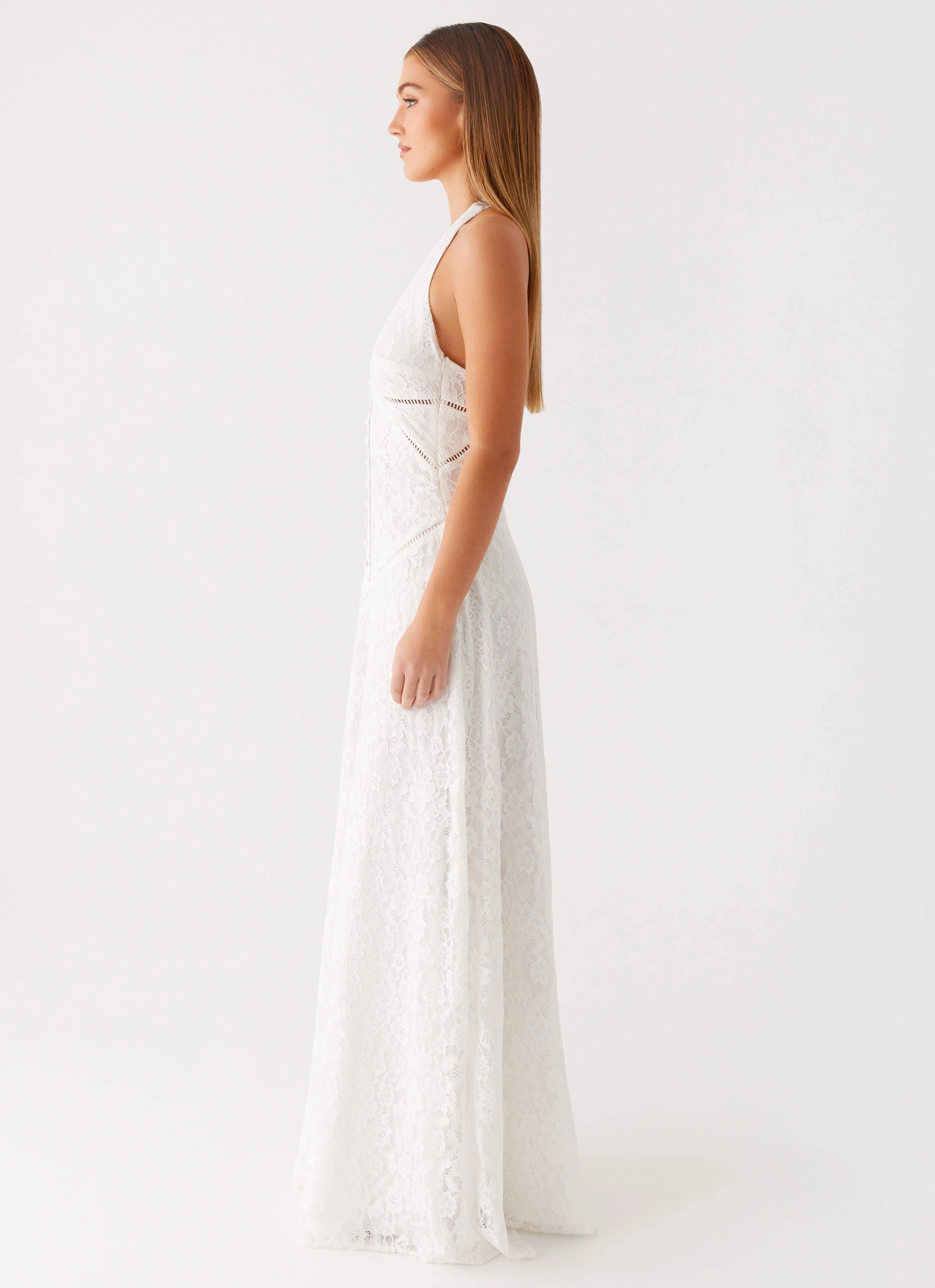 Body Fit Ember Valley Maxi Dress - Ivory
