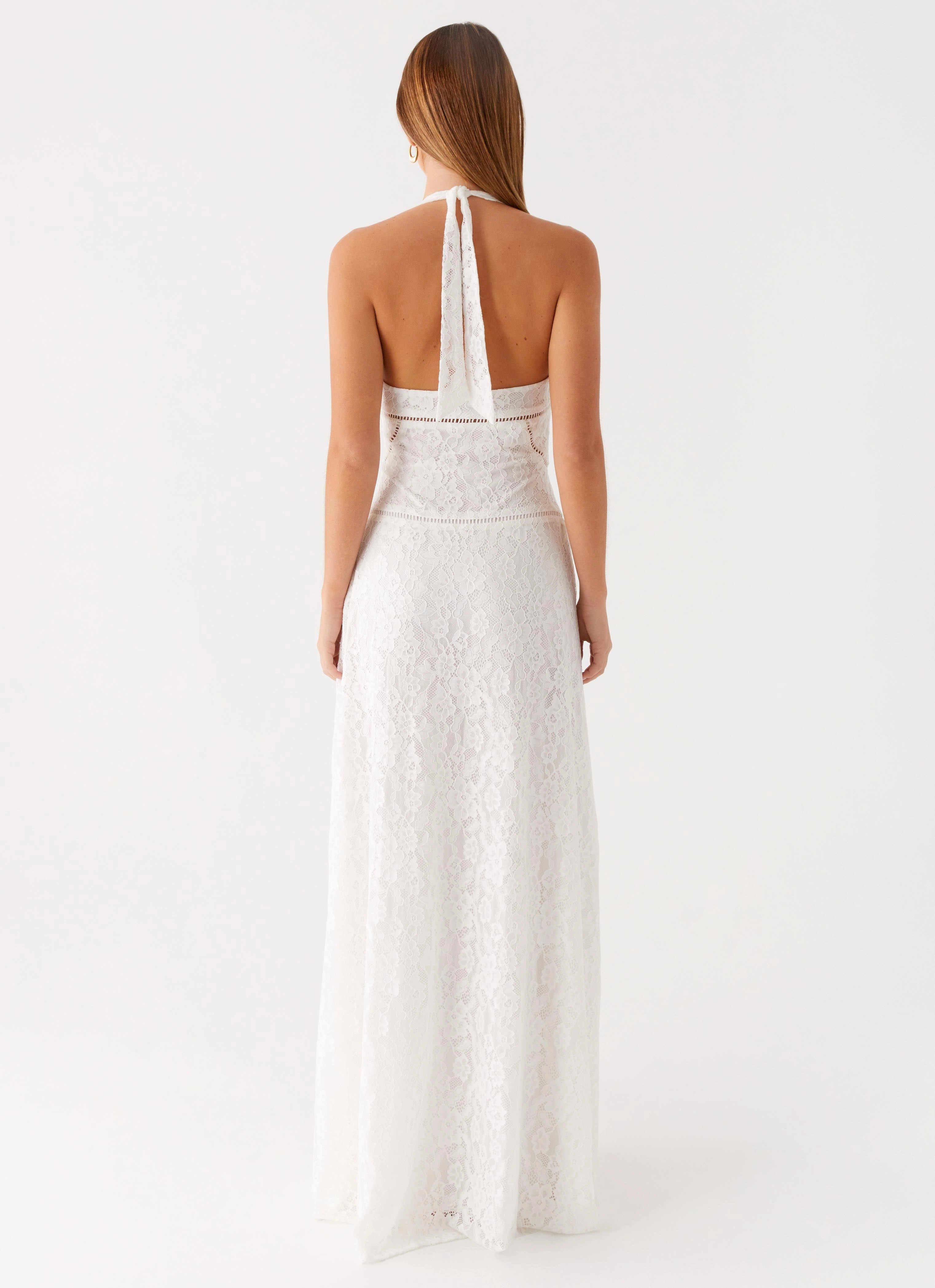 Ember Valley Maxi Dress - Ivory Wrinkle-Free-Finish