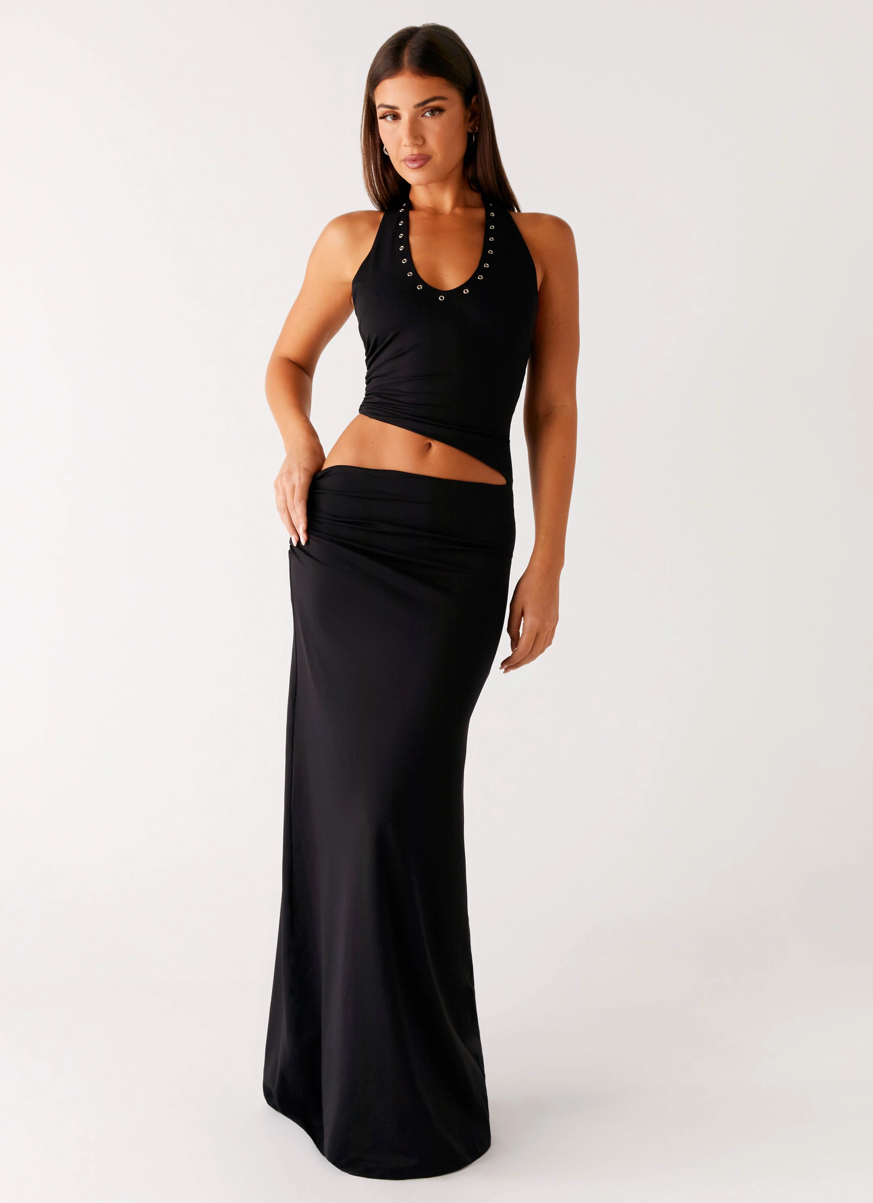 Chilly Wear Chella Maxi Dress - Black