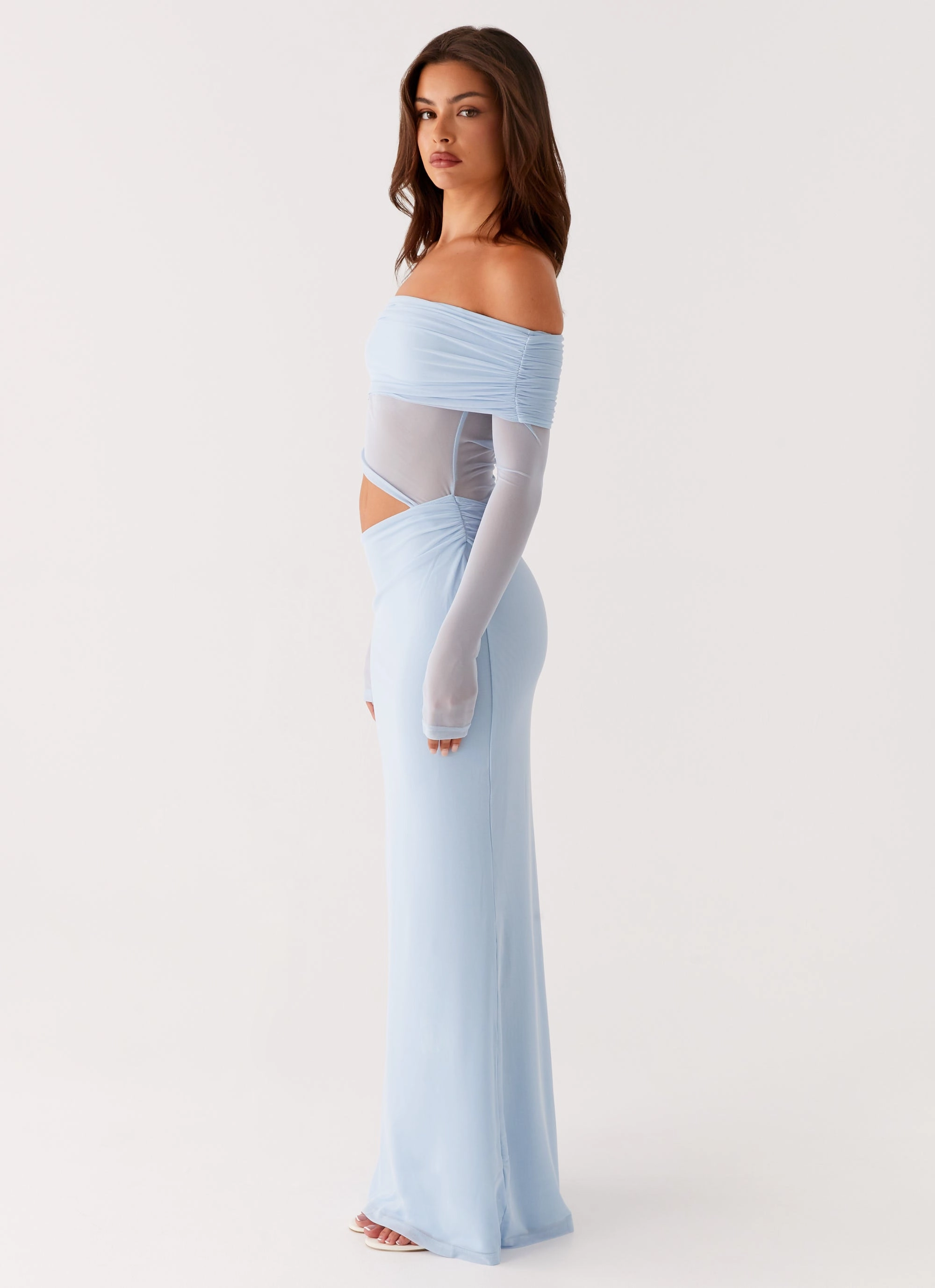 Mood Flex Work Fit Emery Maxi Dress - Blue