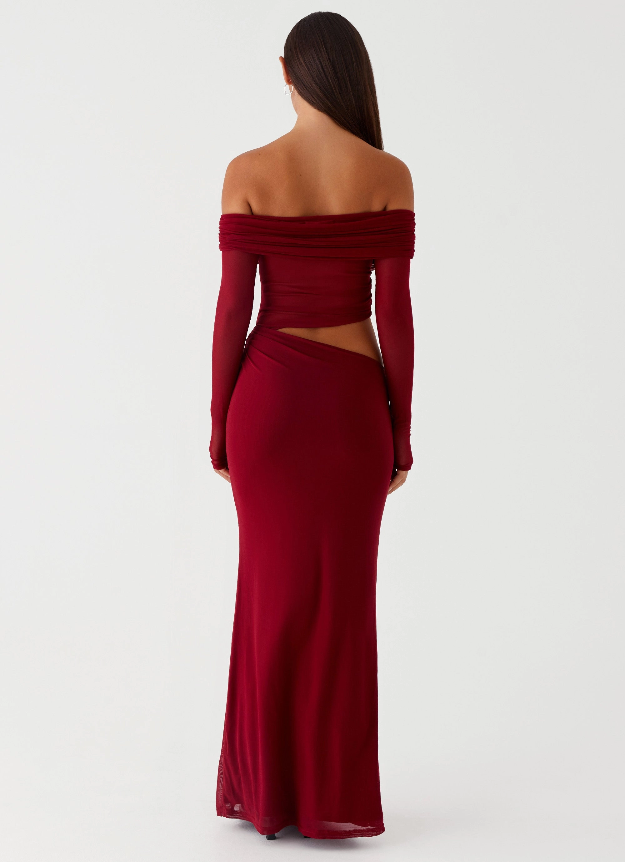 Perfectly Crafted Emery Maxi Dress - Cherry Red