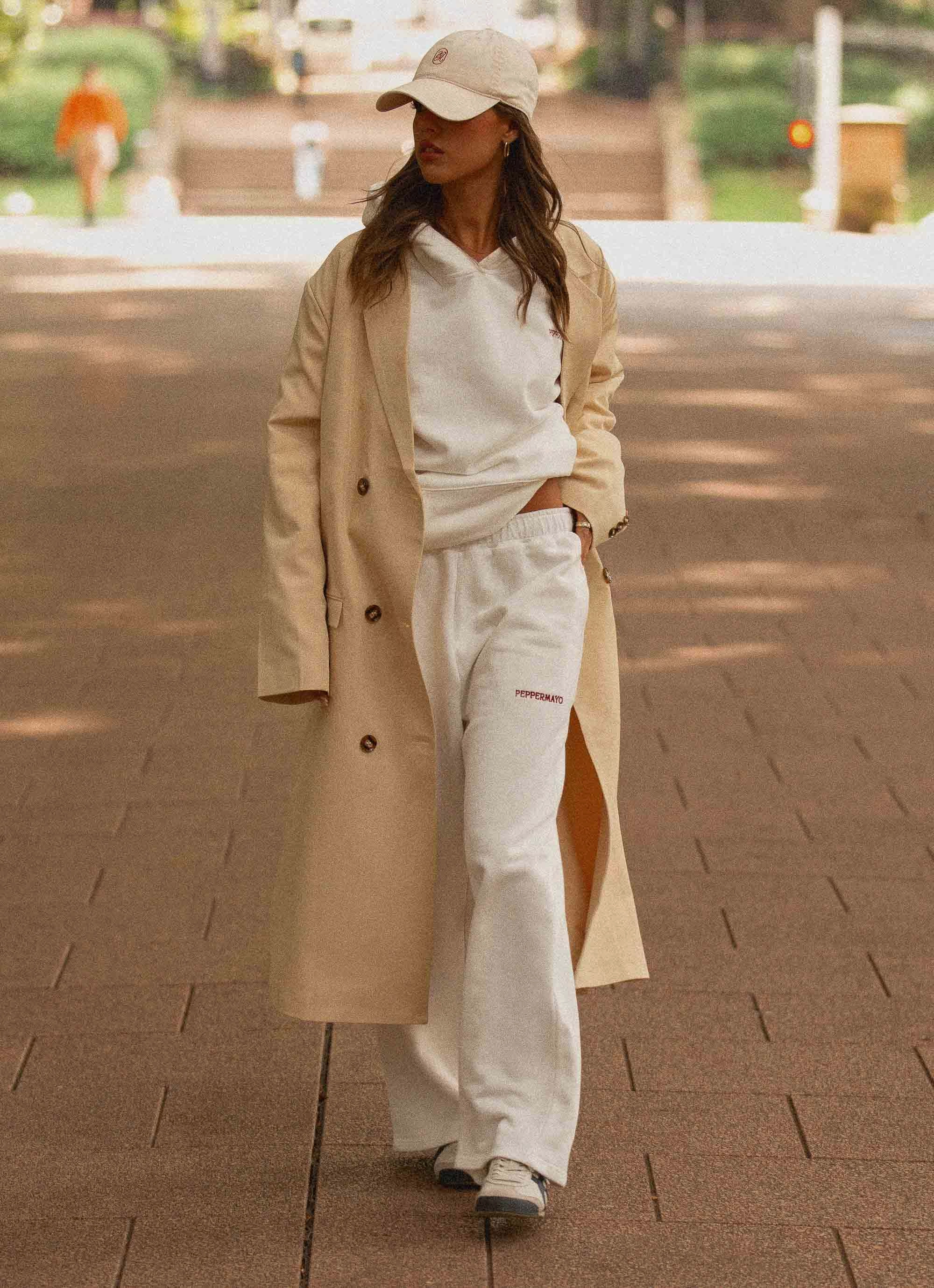 Signature Sweatpants - Ivory Printed design