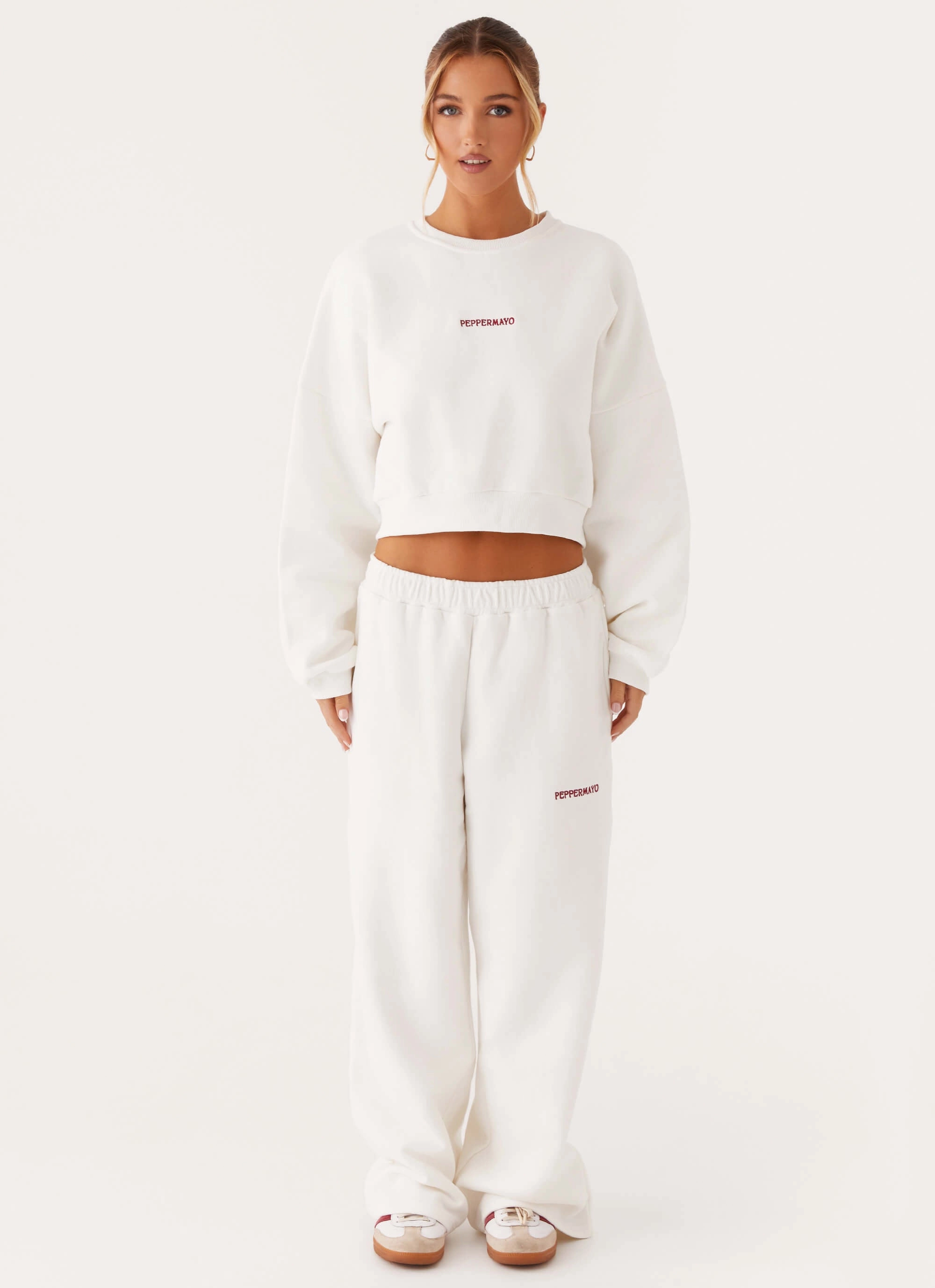 Signature Sweatpants - Ivory Practical Fit Travel Fit