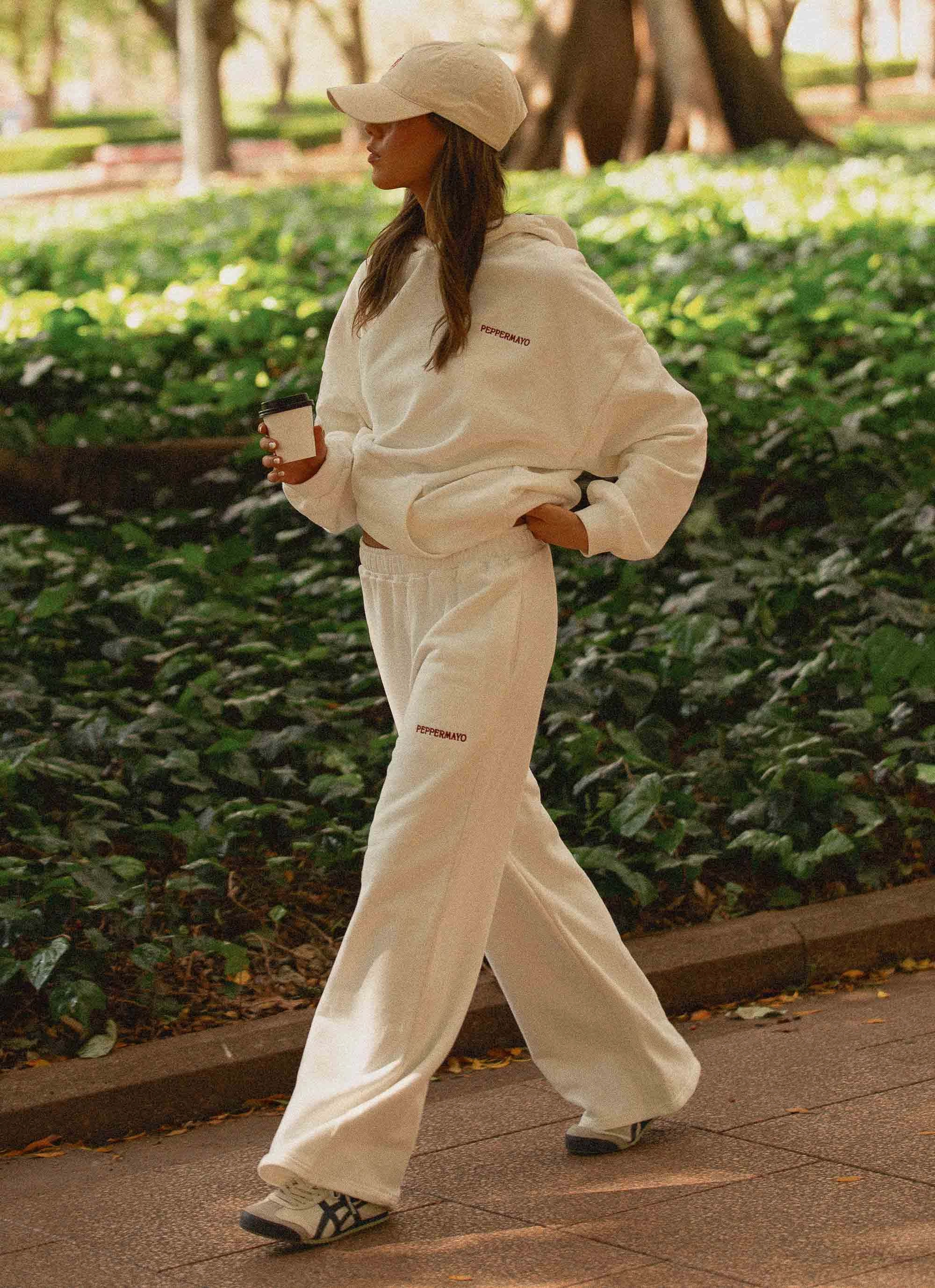 Core Utility Signature Sweatpants - Ivory