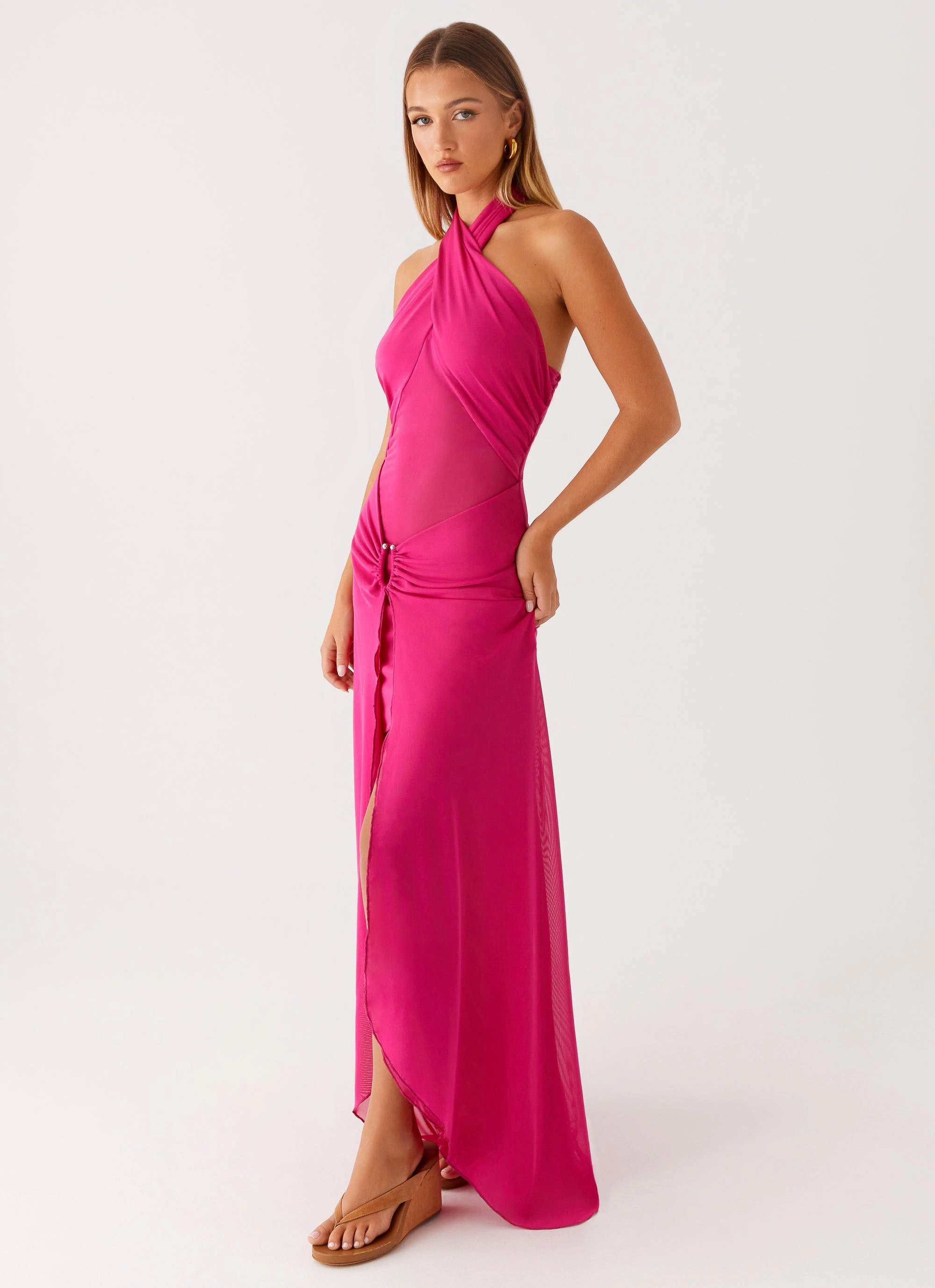 Ericka Maxi Dress - Hot Pink All Moments Wedding Style