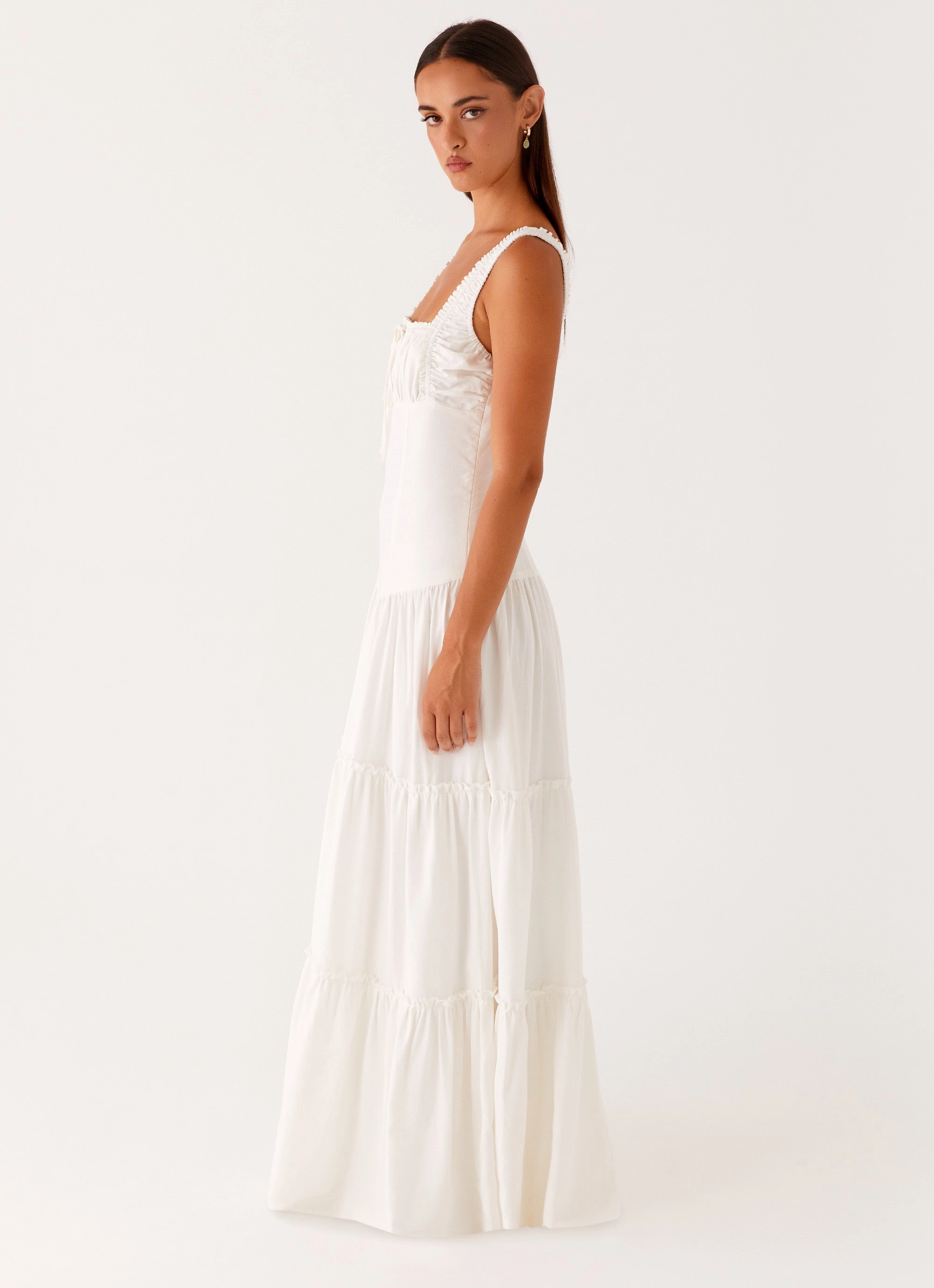 Elegant Detail Esme Maxi Dress - White