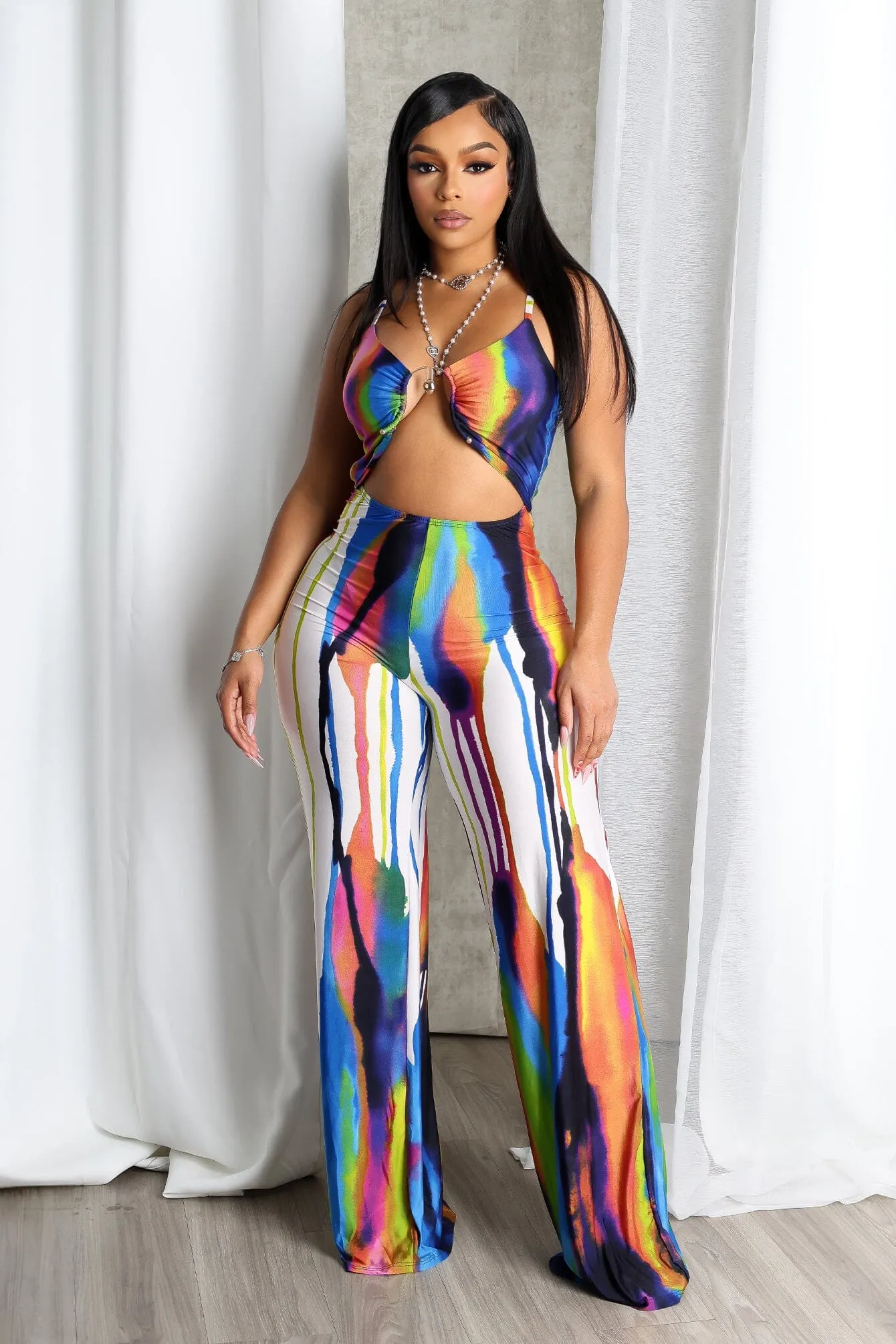 Orora Colorful Printed Tank Jumpsuit Practical Wear Heat Friendly