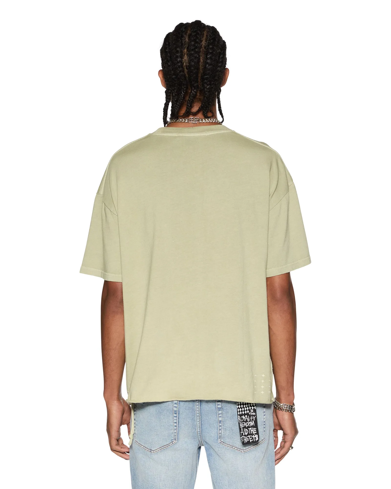 summer top EST POCKET SS TEE GRASS SweatWicking Mesh