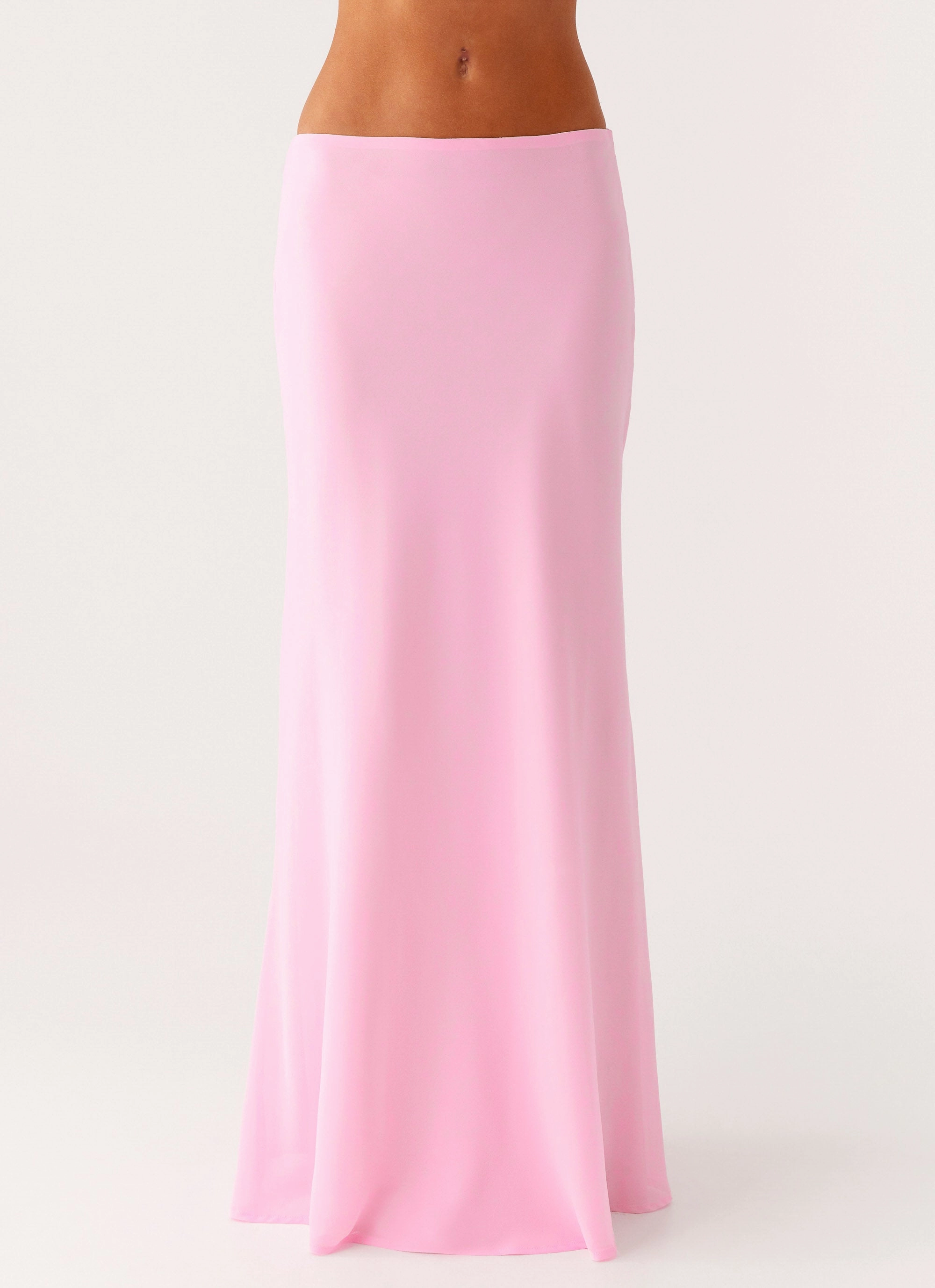 City Look Water Repellent Finish Star Girl Maxi Skirt - Baby Pink