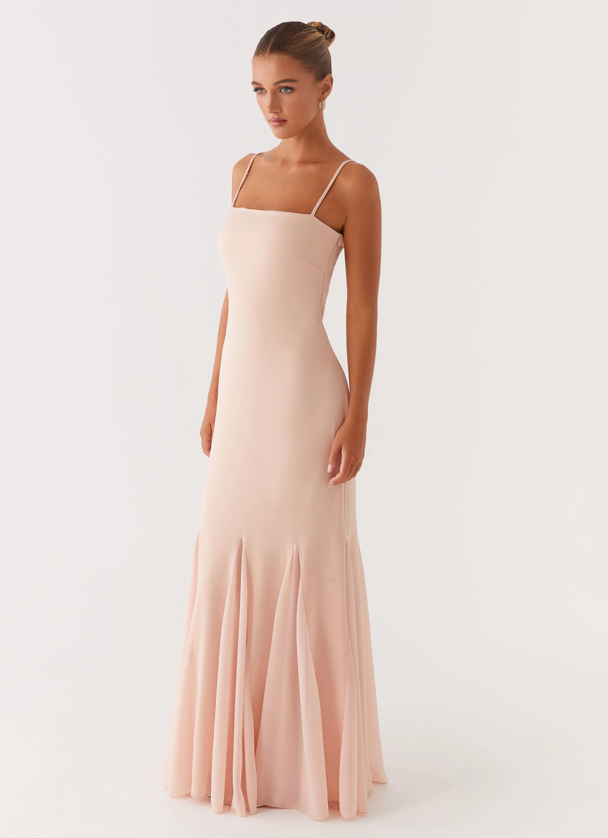 Marcelo Maxi Dress - Pink Elegant holiday wear