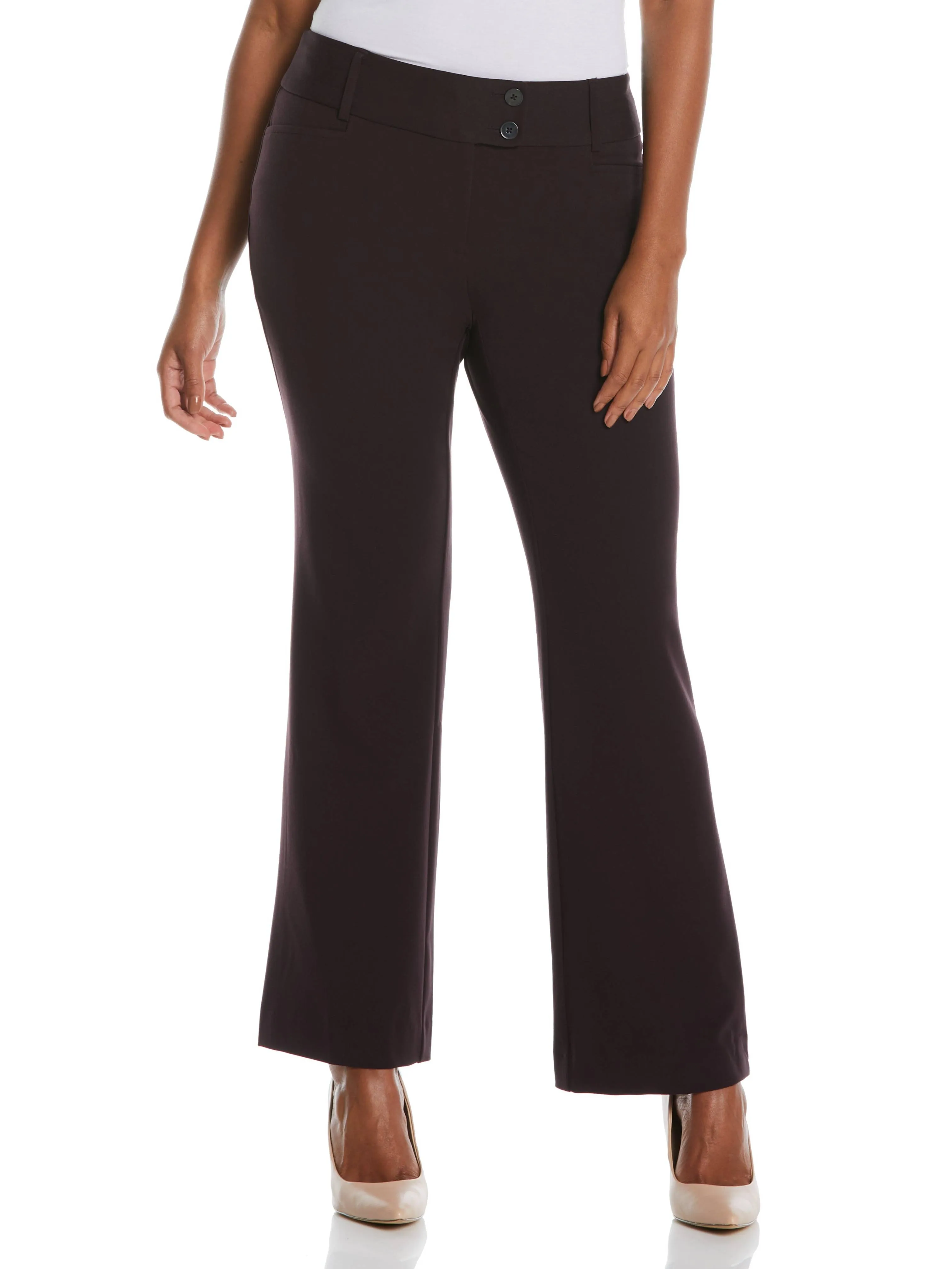 Gabardine Bootcut Pant - Curvy Fit HypoallergenicFabric