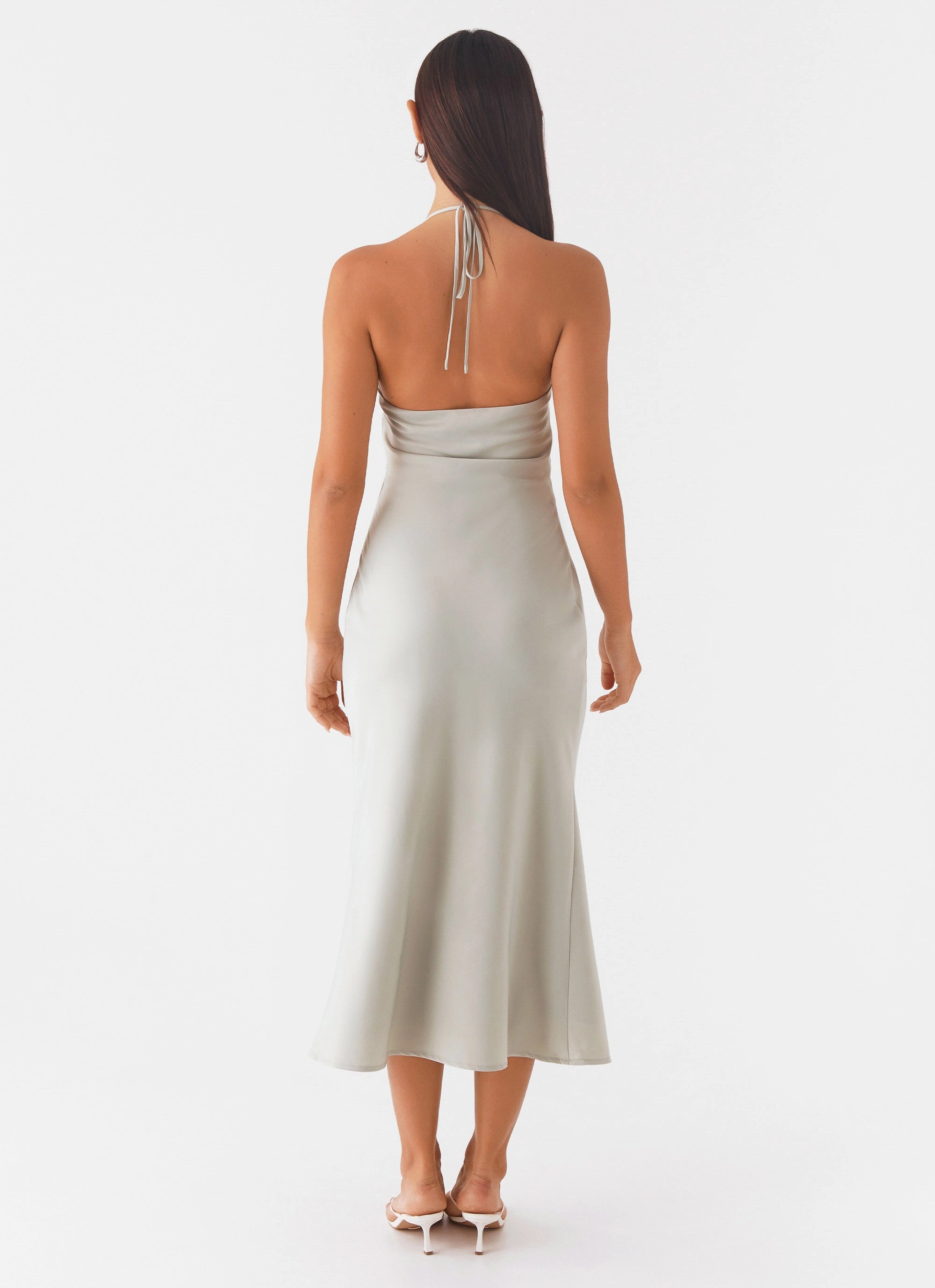 High Note Midi Dress - Sage Trend-Inspired