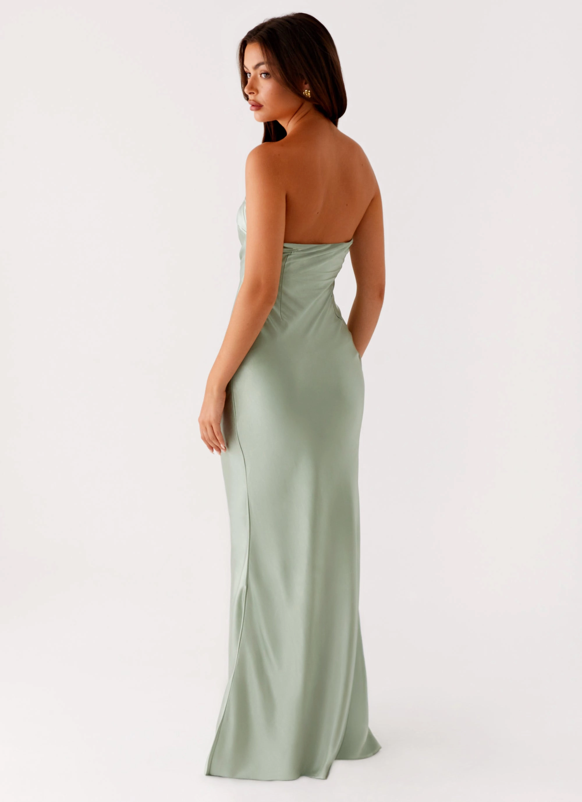 Monte Carlo Maxi Dress - Sage Printed-Lining