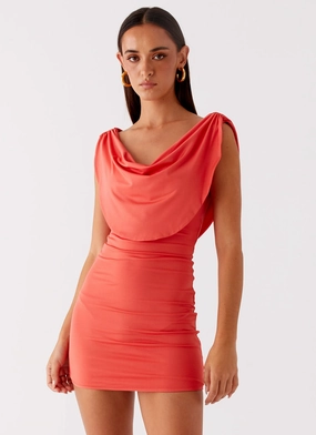 Angeles Mini Dress - Coral Chic Tailoring