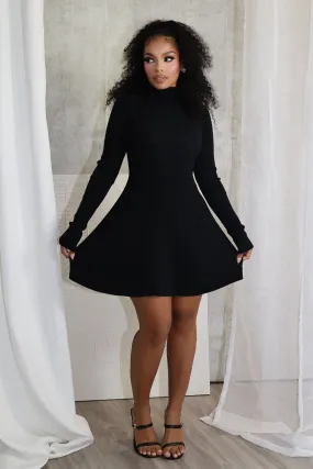 Chrissy A-Line Sweater Mini Dress All-day style