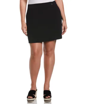 Plus Size Modern Fit Wrap Skirt HypoallergenicLining Sustainable Manufacturing