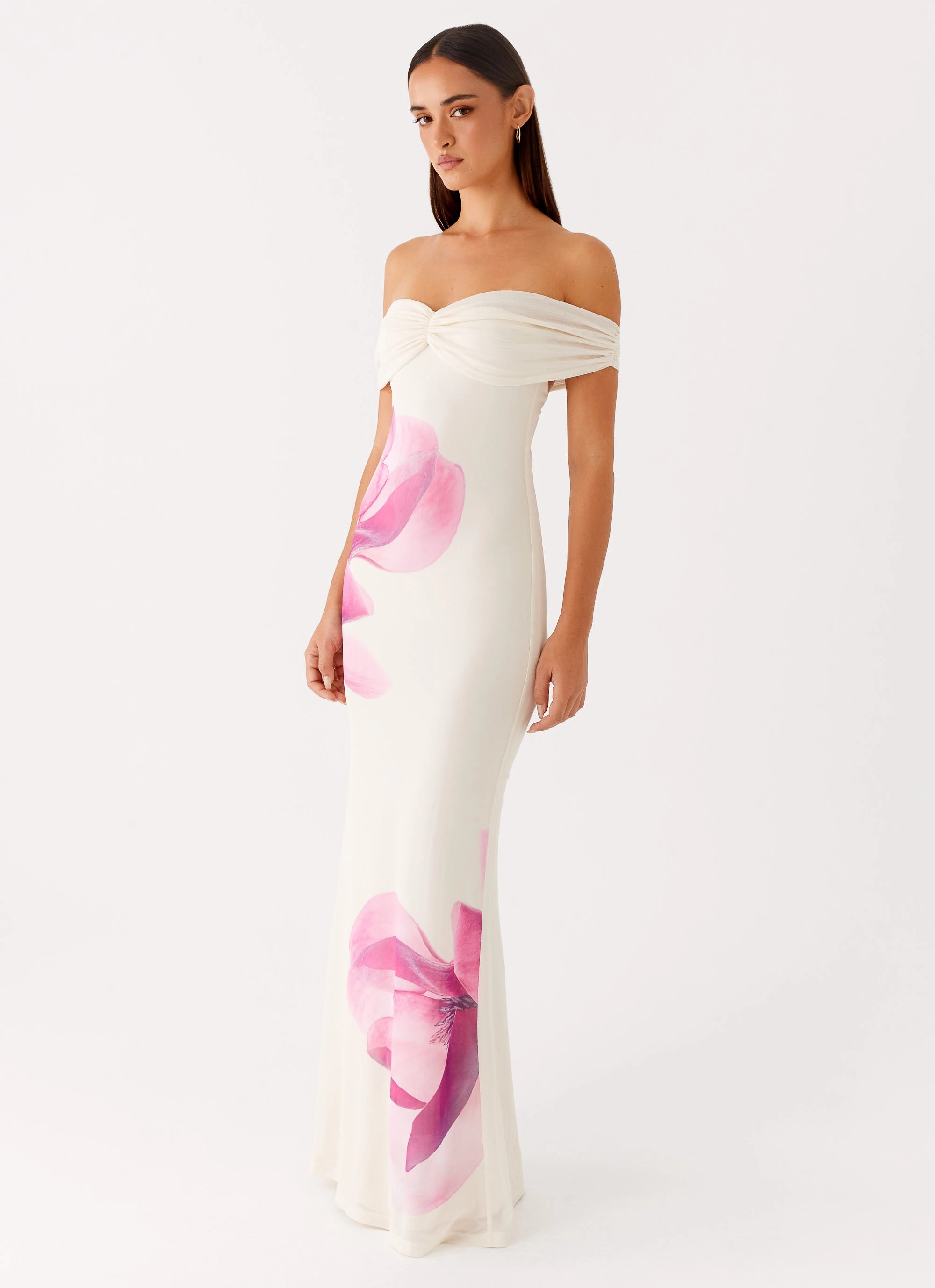 Form Focus Formal Aura Madeira Maxi Dress - Ivory