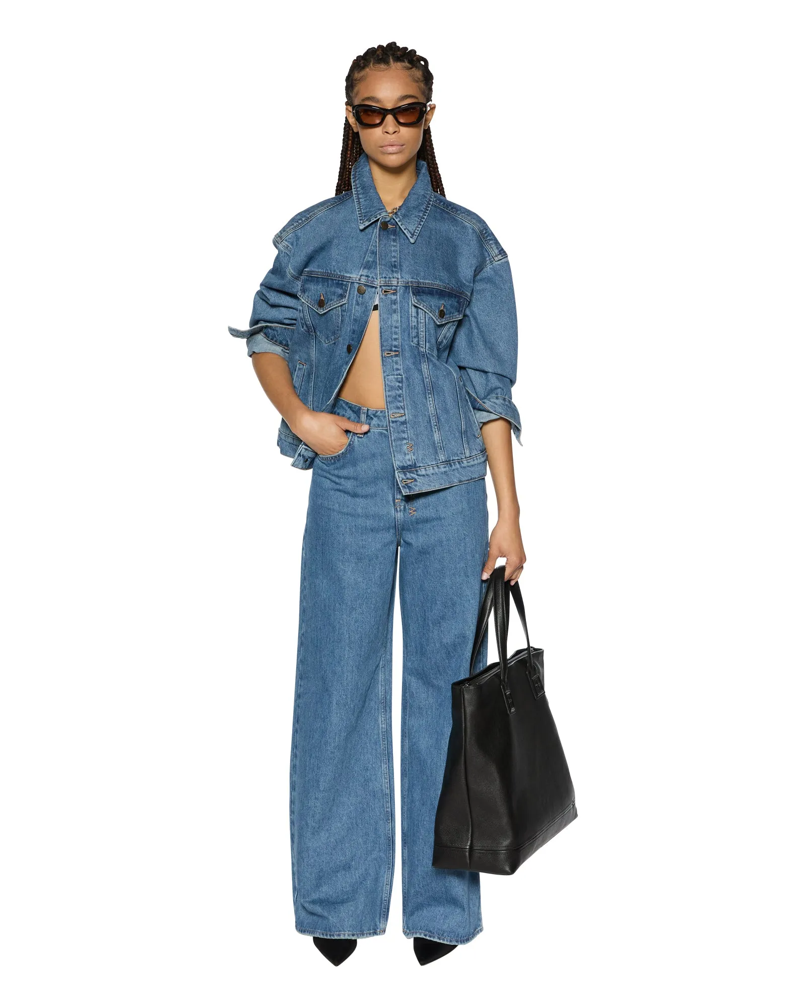 OVERSIZED JACKET HERITAGE Compact Storage Design Collarless