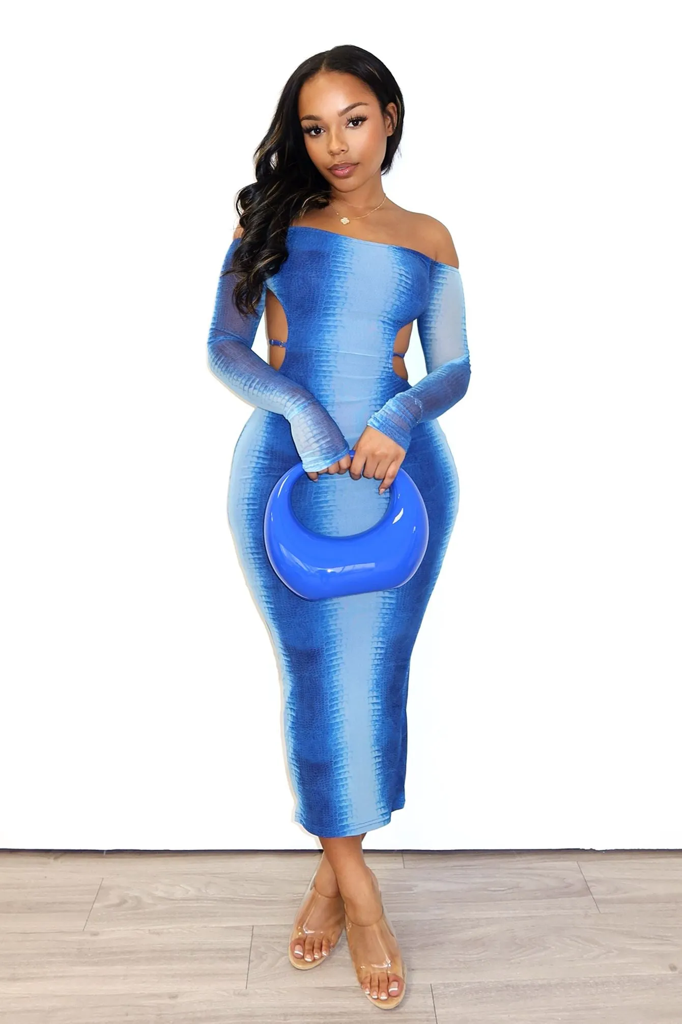 Feel For You Mesh Off Shoulder Dress Lightweight warm-weather dress