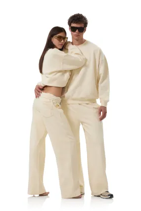 Odor Resistant Finley Straight Leg Sweatpant - Vintage White
