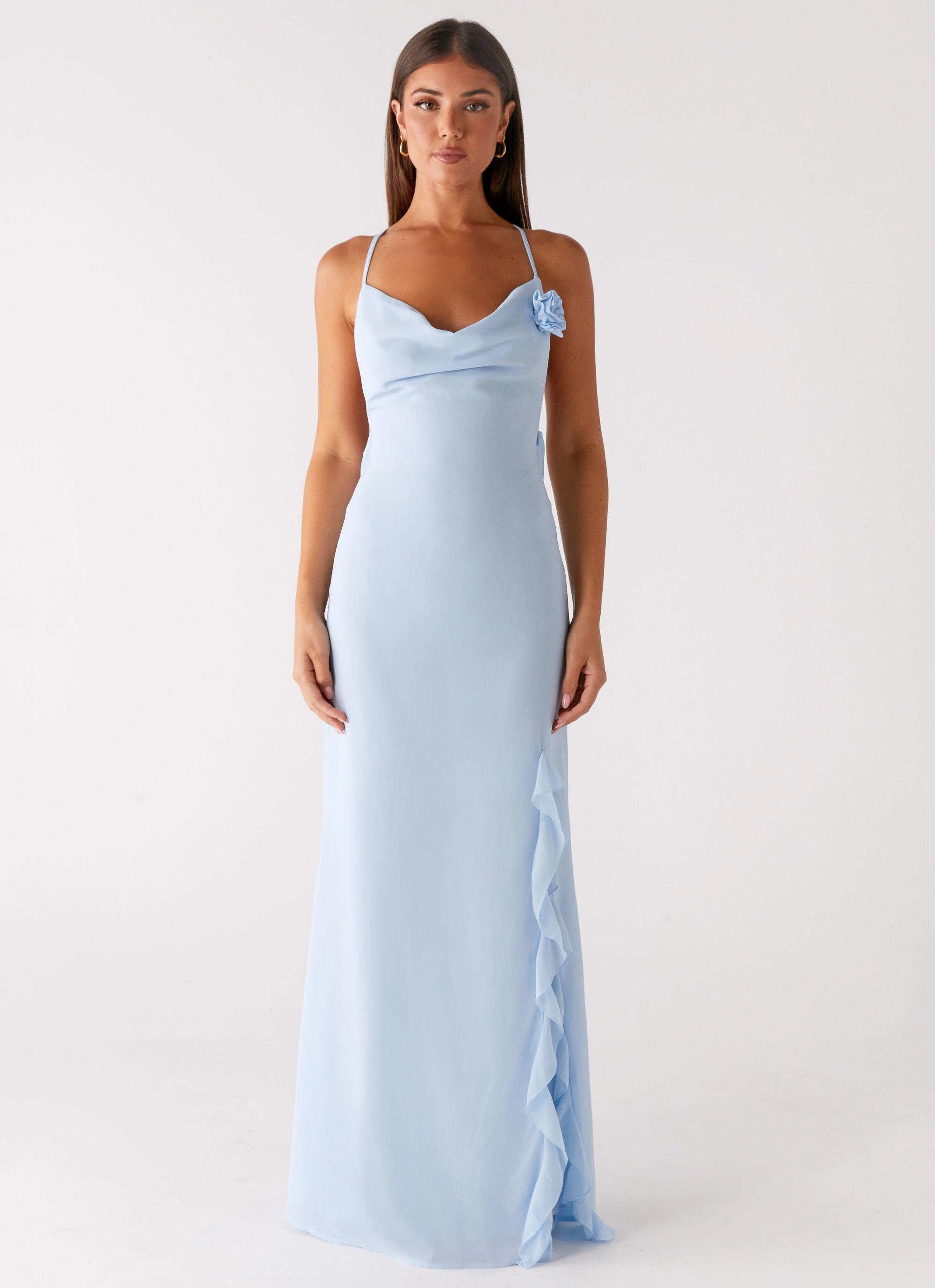 Practical work-to-play piece Day Chic First Class Maxi Dress - Blue