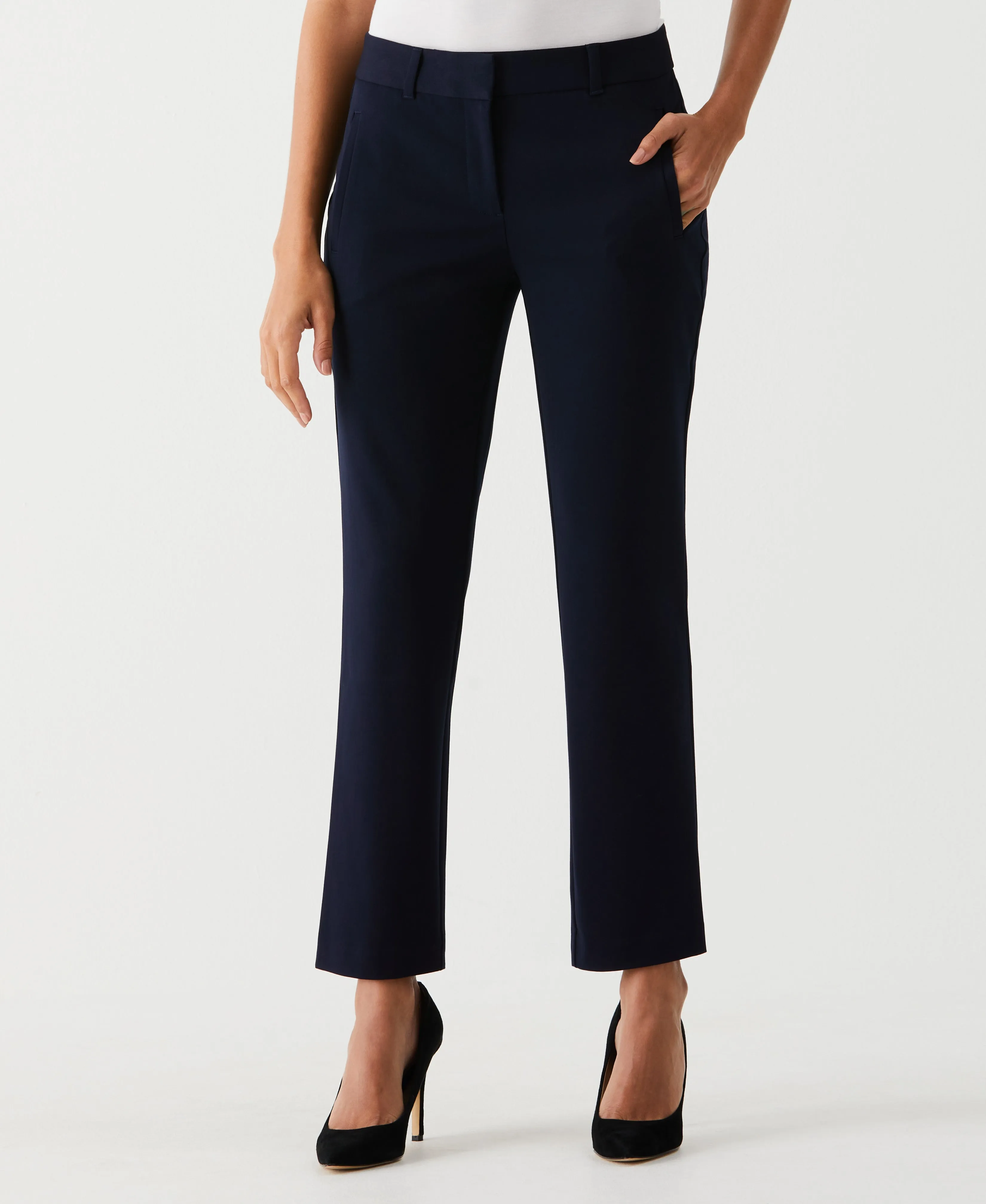 Formal Look Timeless Utility Straight Leg Ankle Pant