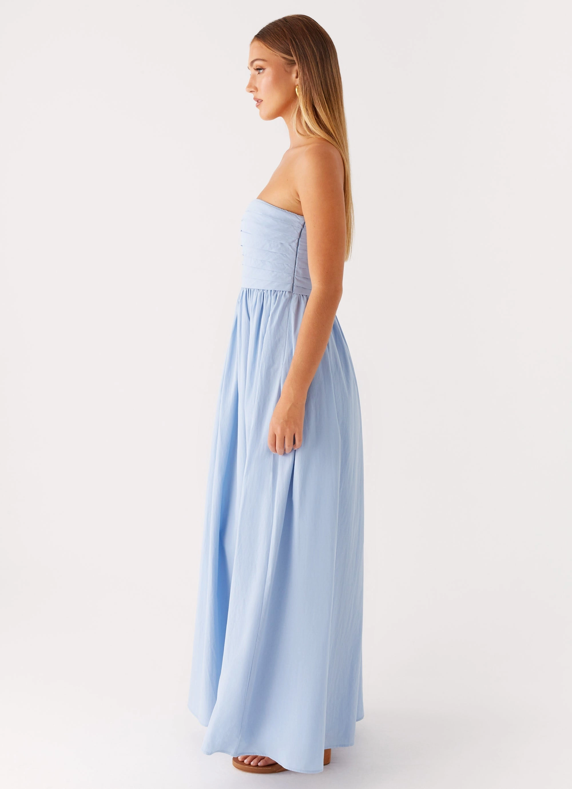 Tamia Maxi Dress - Blue Joyful Look
