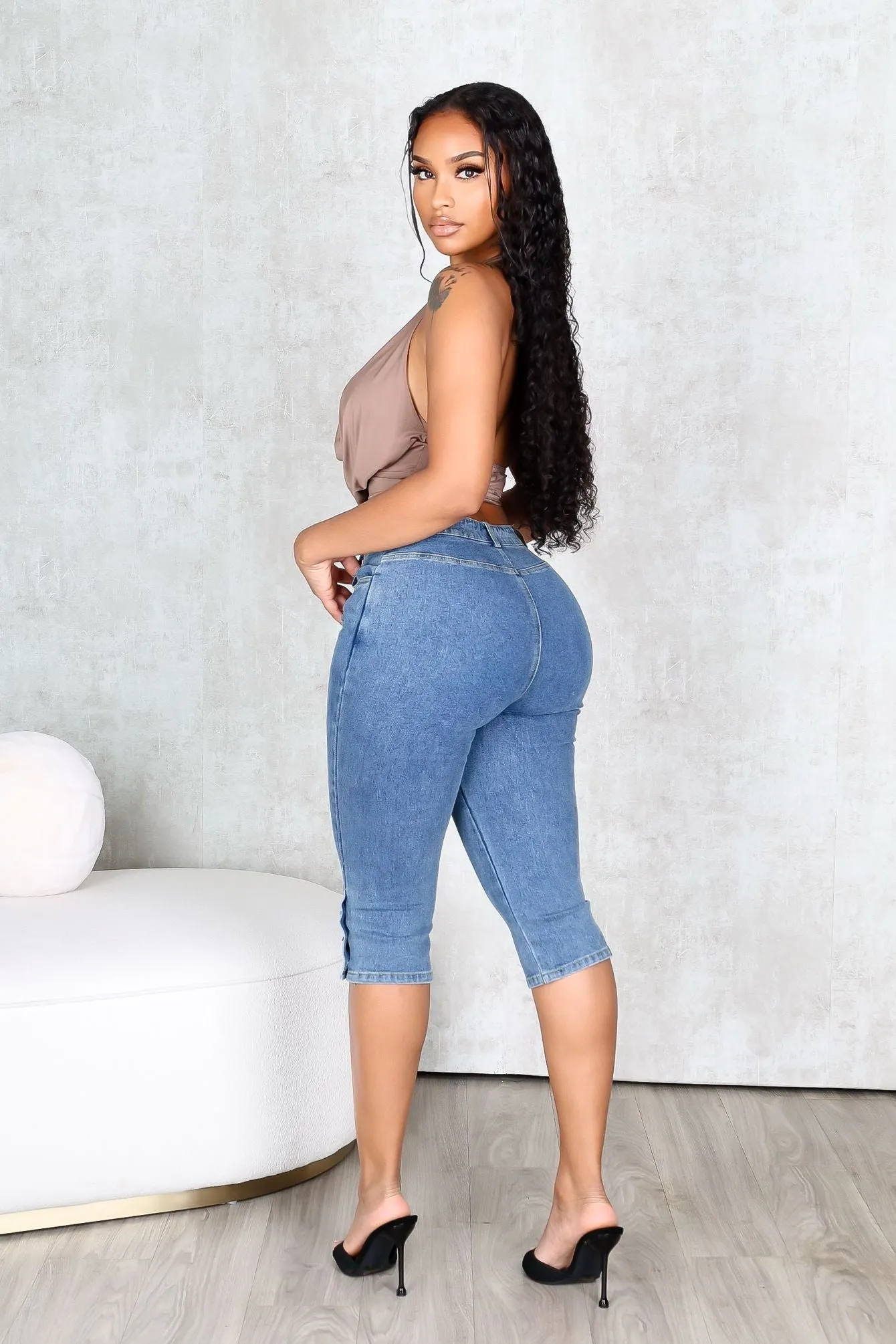 Oversized Hood Option Lightweight Cowl Neck Crop Top Sporty Top