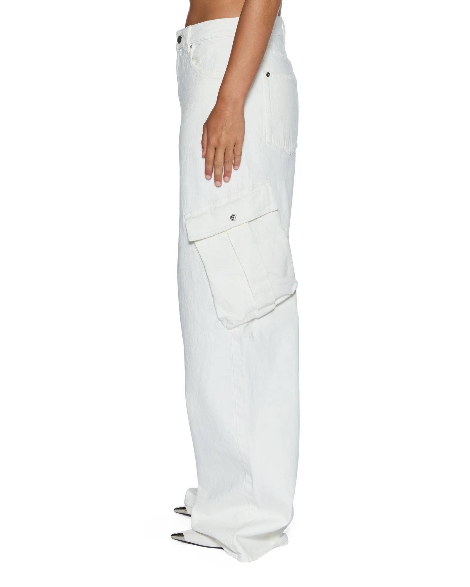 Stretchable SoftLining BAGGY JEAN CARGO ECRU