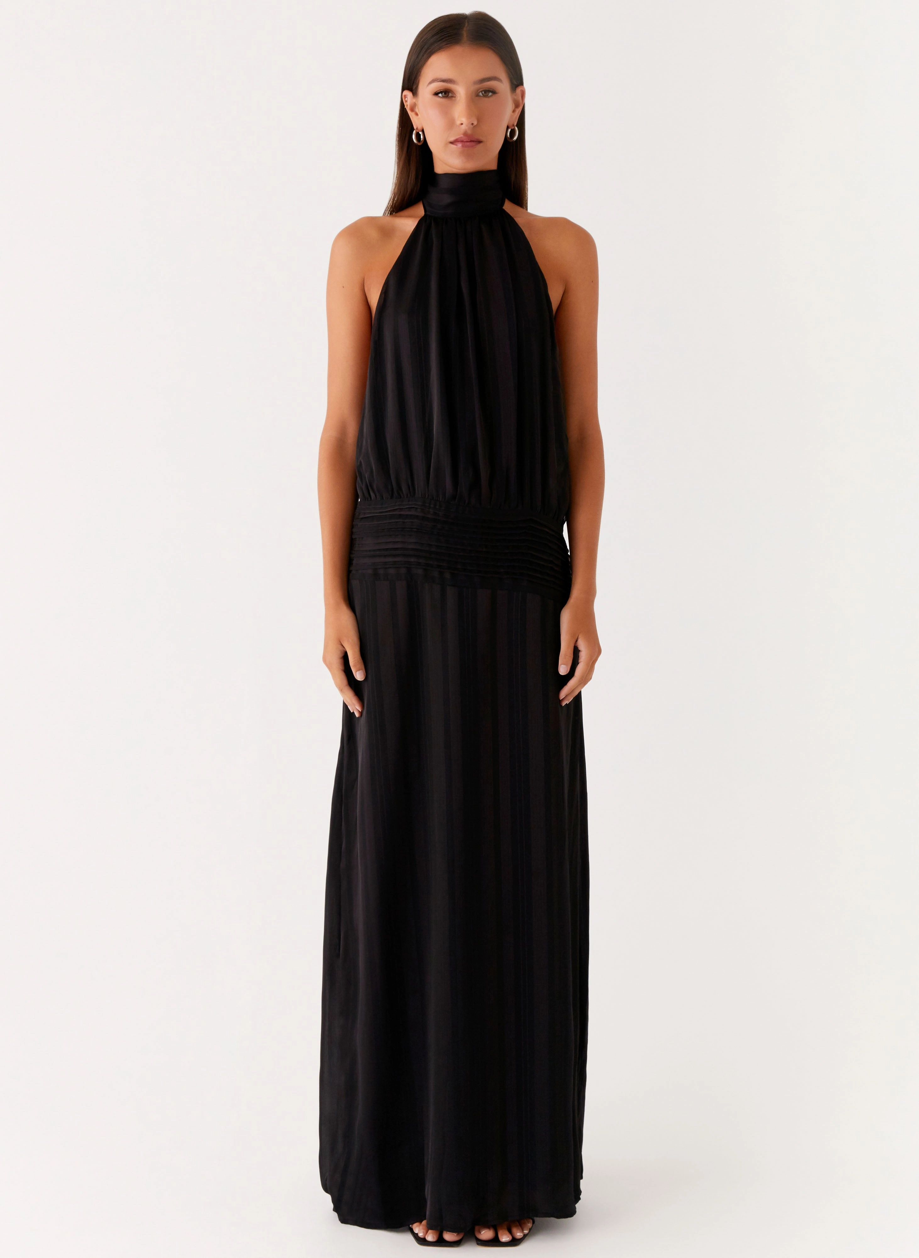 Compressible Willow Maxi Dress - Black