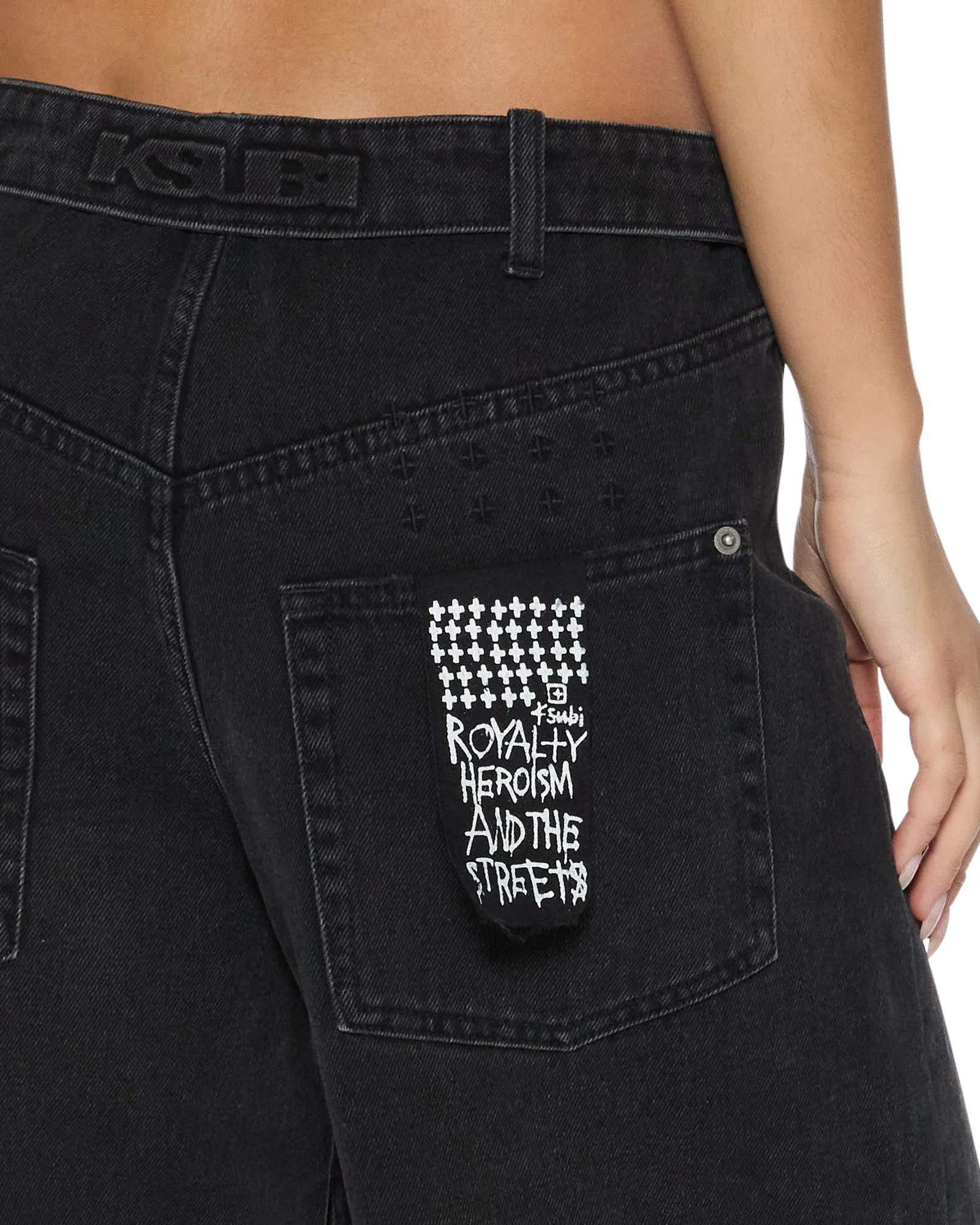 KSUPER FLIP NOIR Garment Washed Softness Ventilation Panel