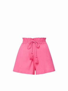 Breathable Design Fashionable Cut Vicki Shorts In Hibiscus