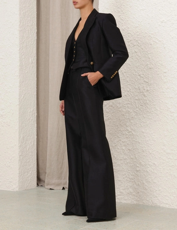 Hypnotic Tailored Jacket in Black suitable for school days