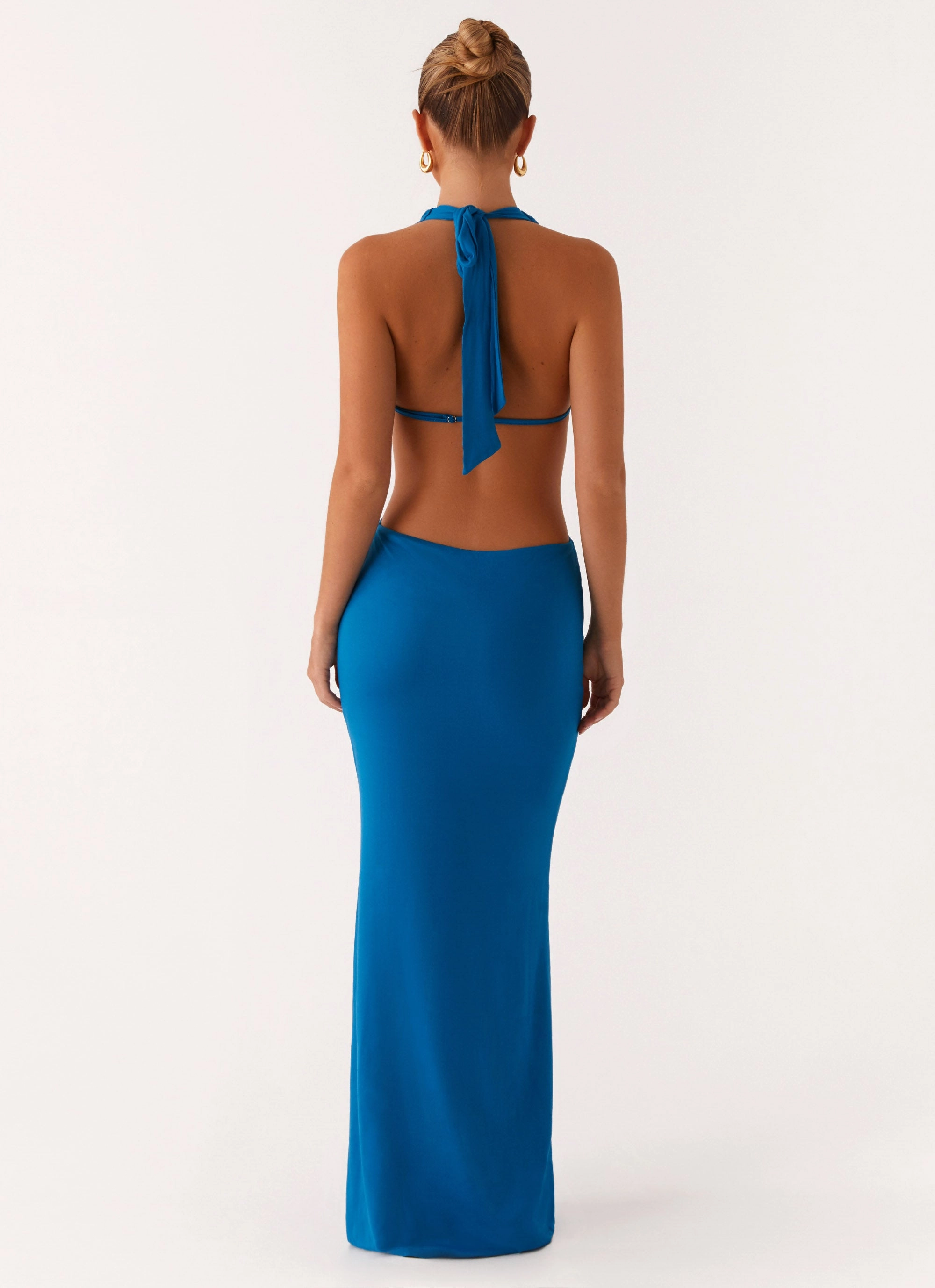 Flossy Maxi Dress - Royal Blue Natural Form