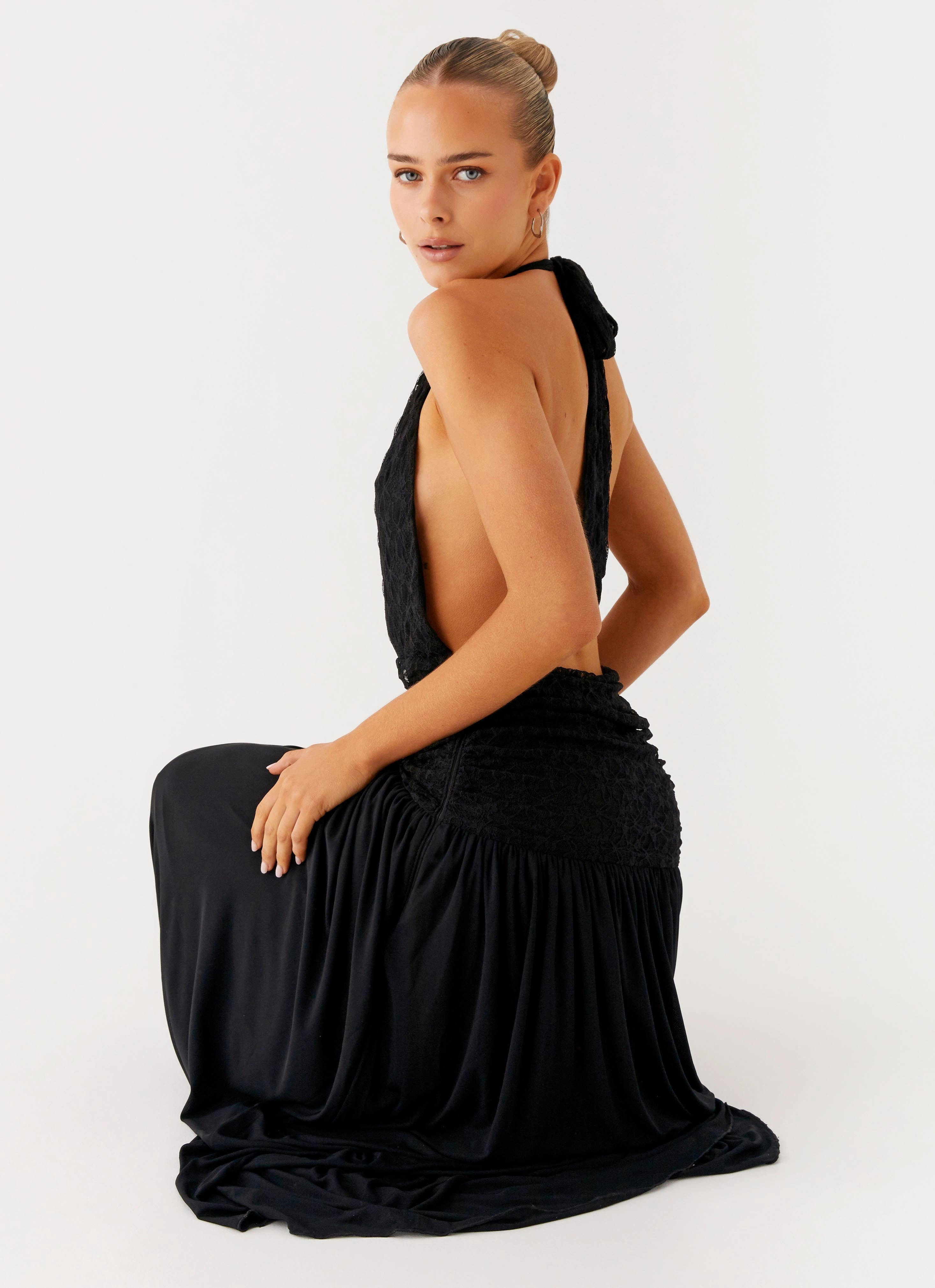 All-Day Wear Full Attention Maxi Dress - Black