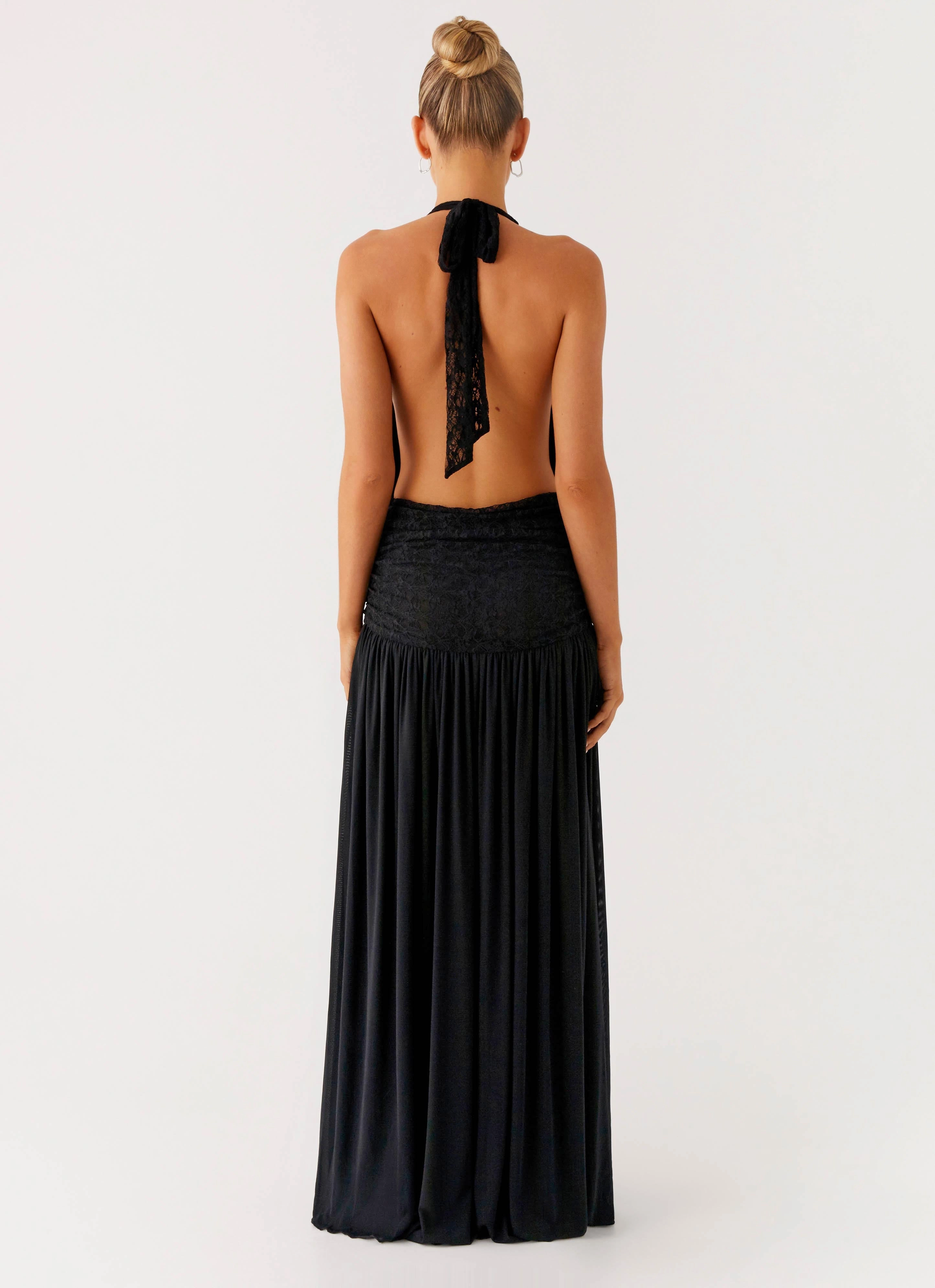 Easy Mood Full Attention Maxi Dress - Black