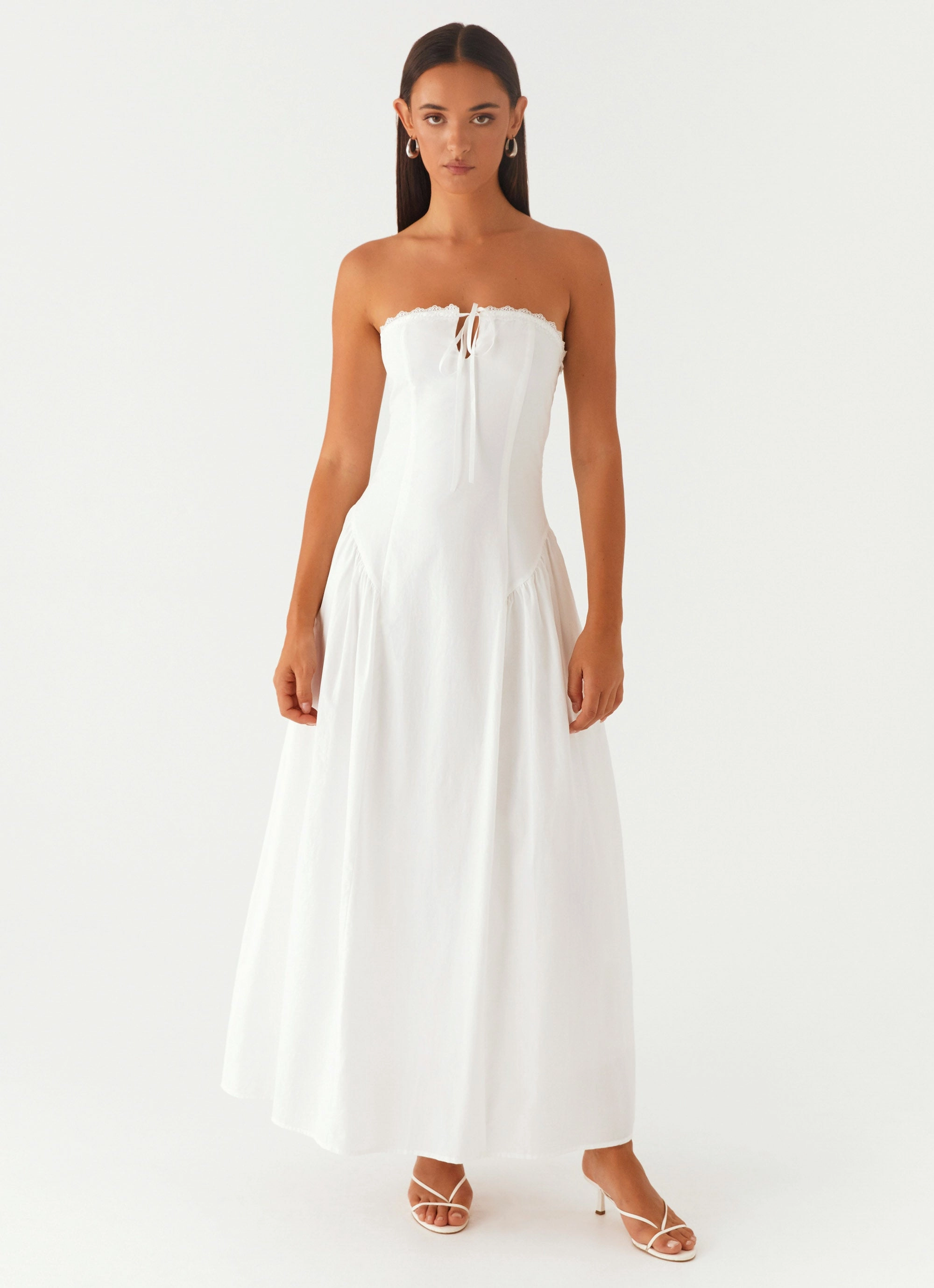 Burleigh Maxi Dress - Ivory Luxe Appeal Natural Drape