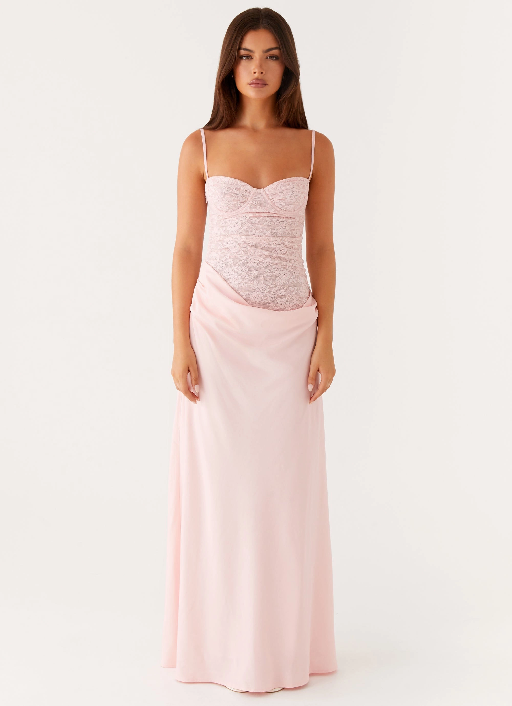 Romy Maxi Dress - Pink Night Charm