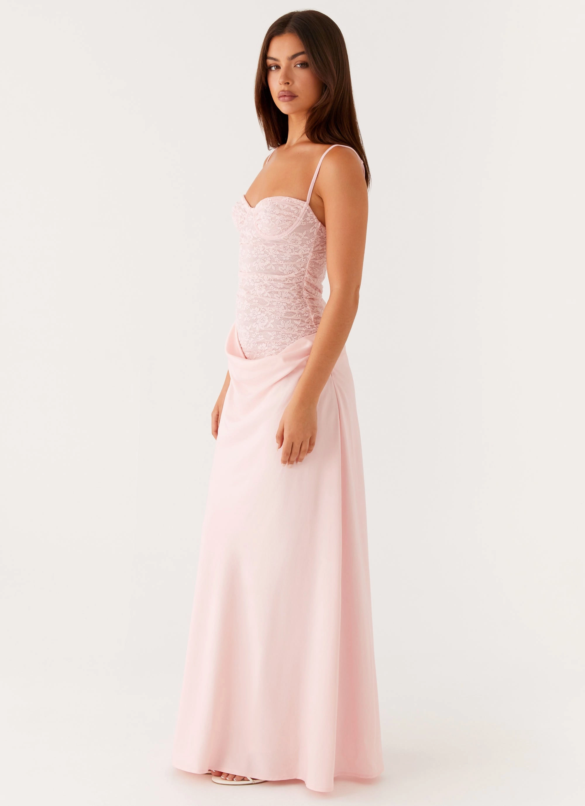 Relax Style Elegant Piece Romy Maxi Dress - Pink