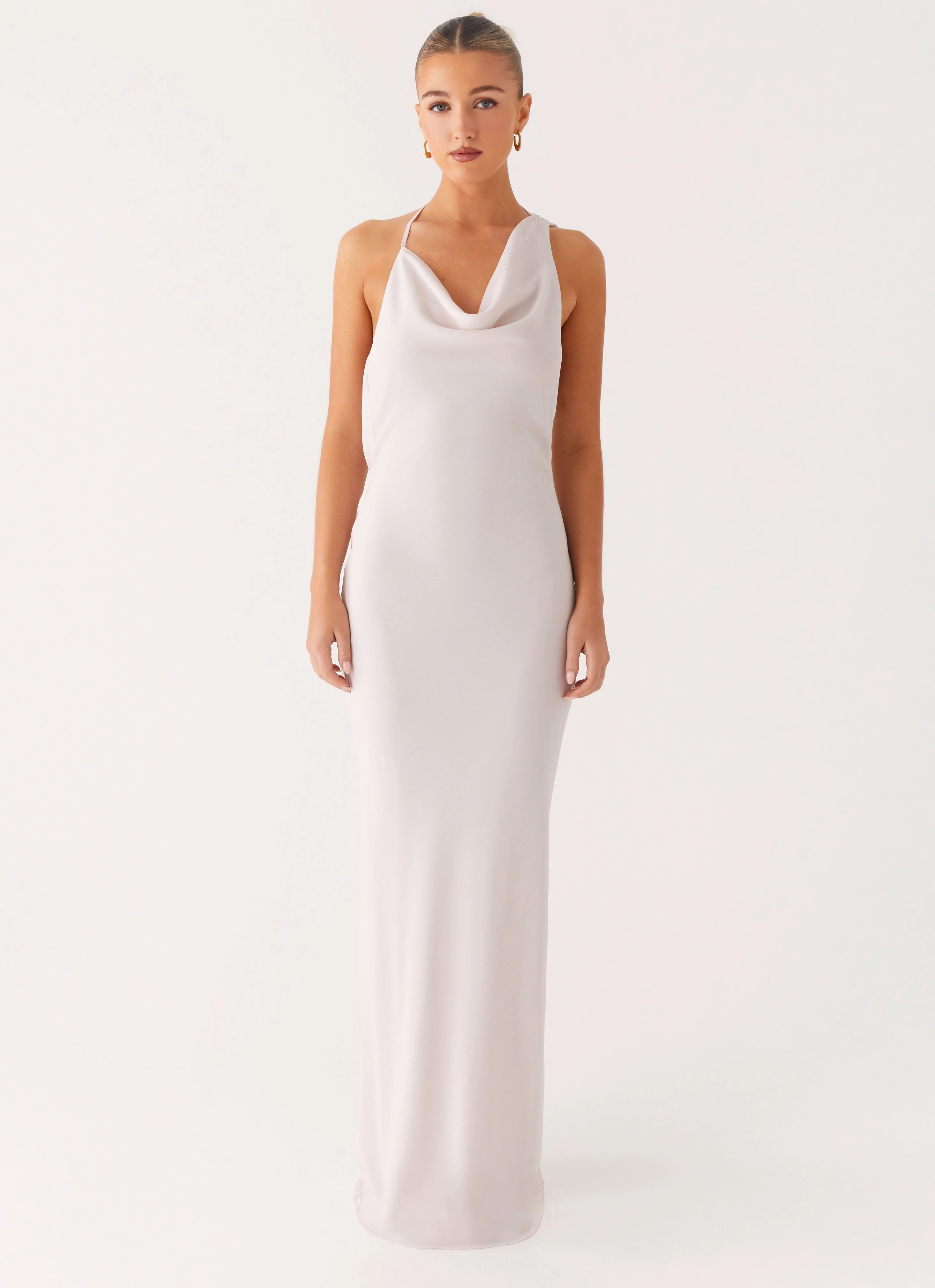 Fit Focused Opal Glow Maxi Dress - Off White