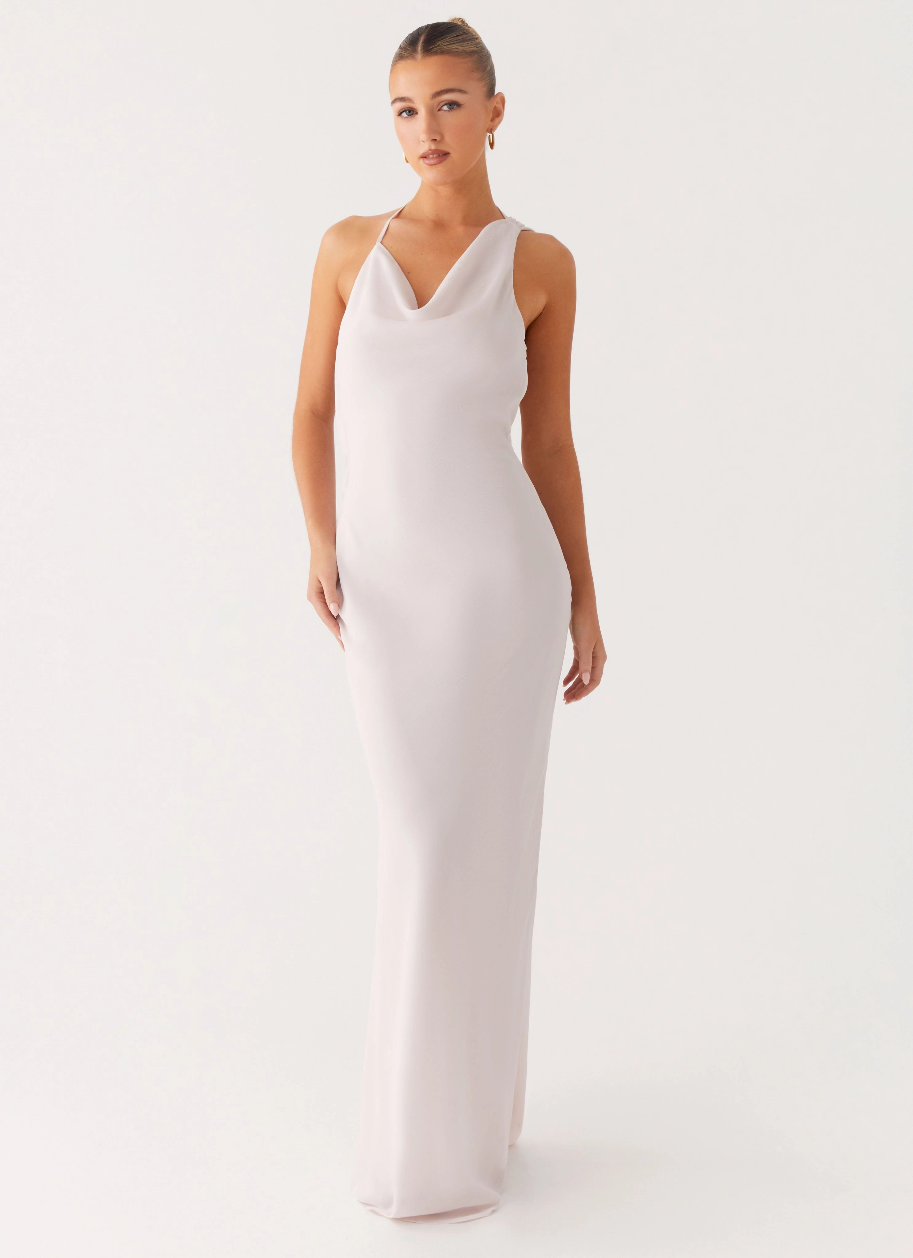 Timeless Cut Opal Glow Maxi Dress - Off White