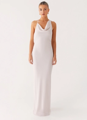 Fit Focused Opal Glow Maxi Dress - Off White