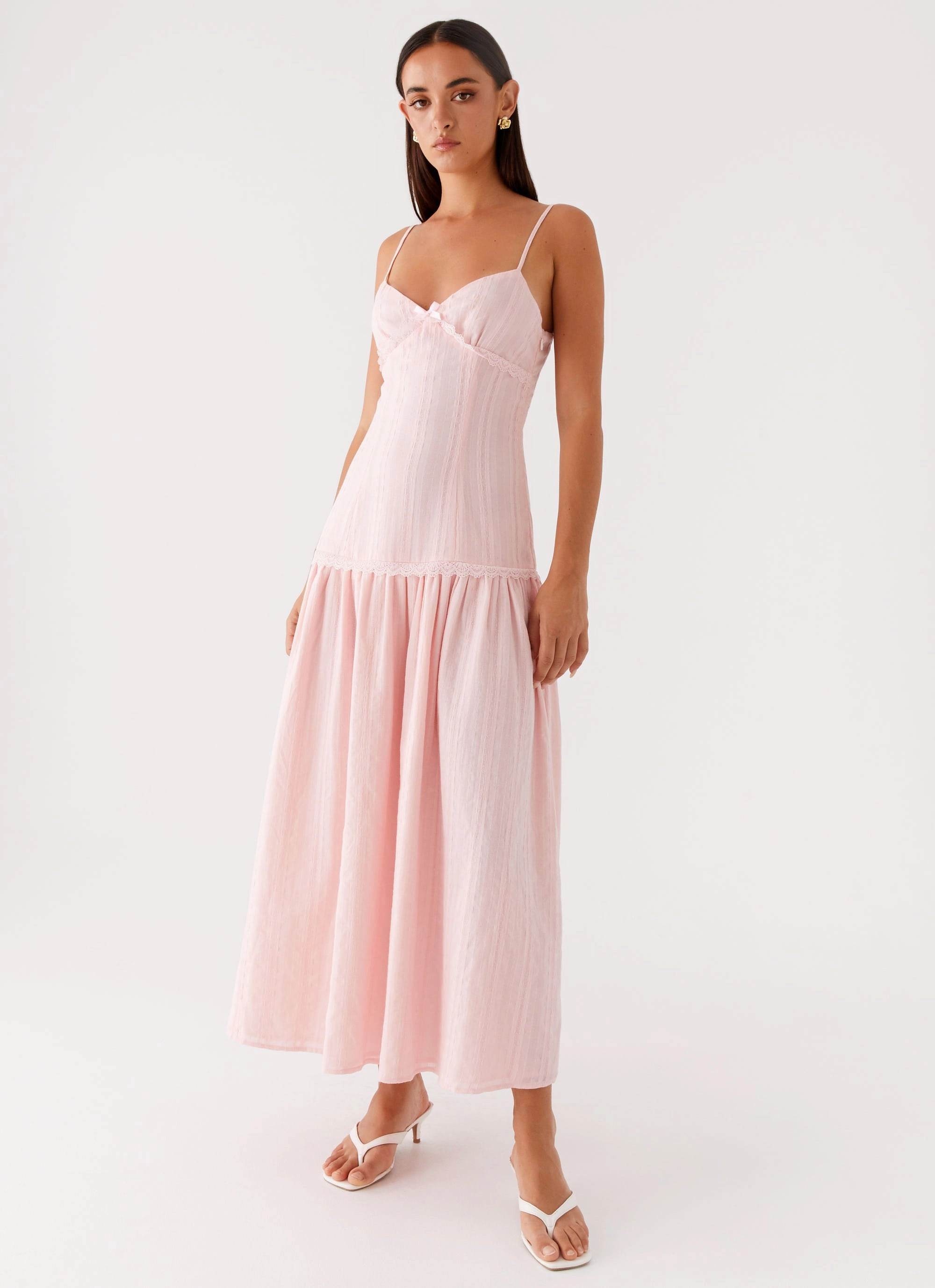 Breath Ease Found You Midi Dress - Pink