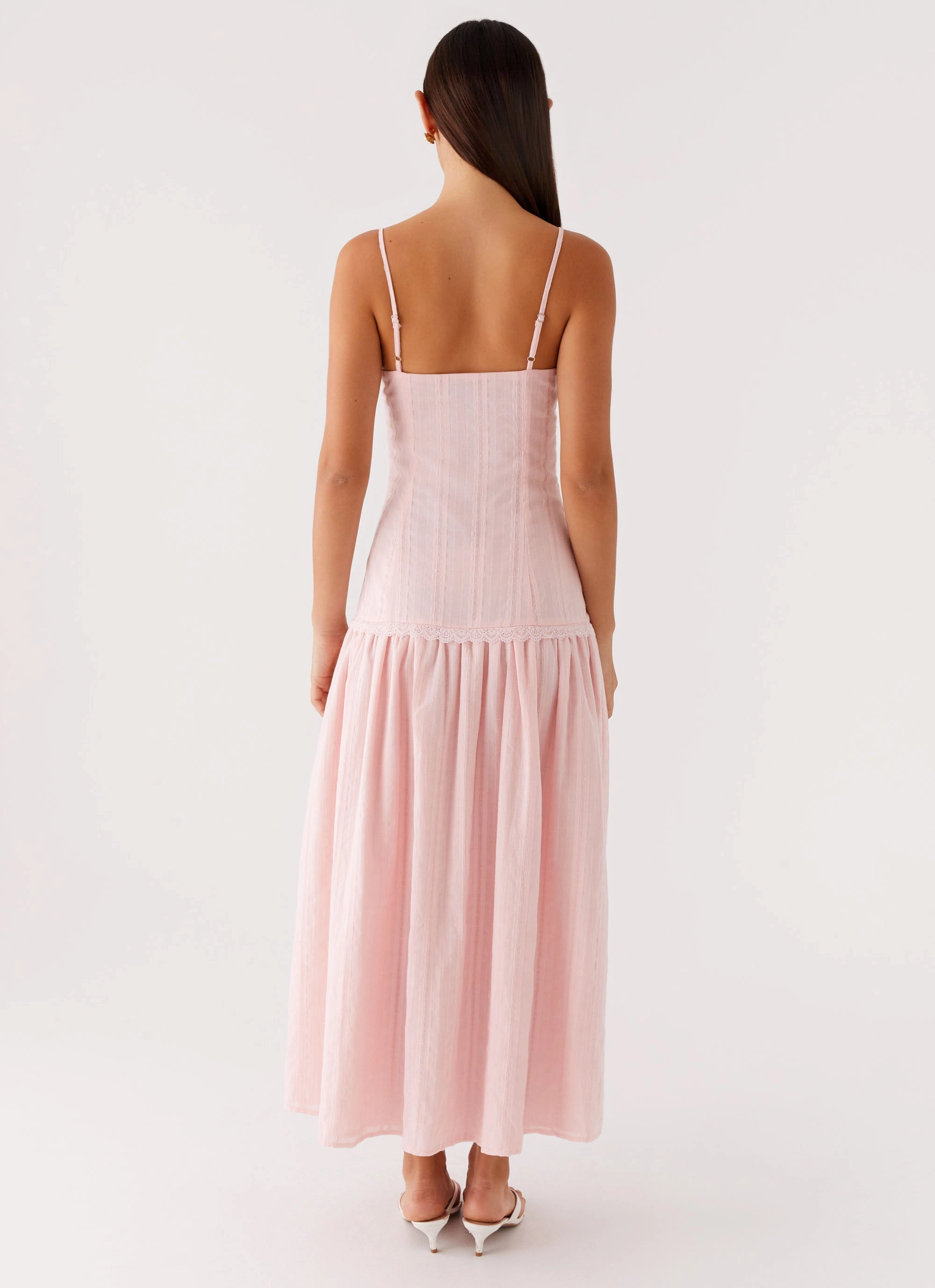 UVProtectiveLayer Thermal-Lined Found You Midi Dress - Pink