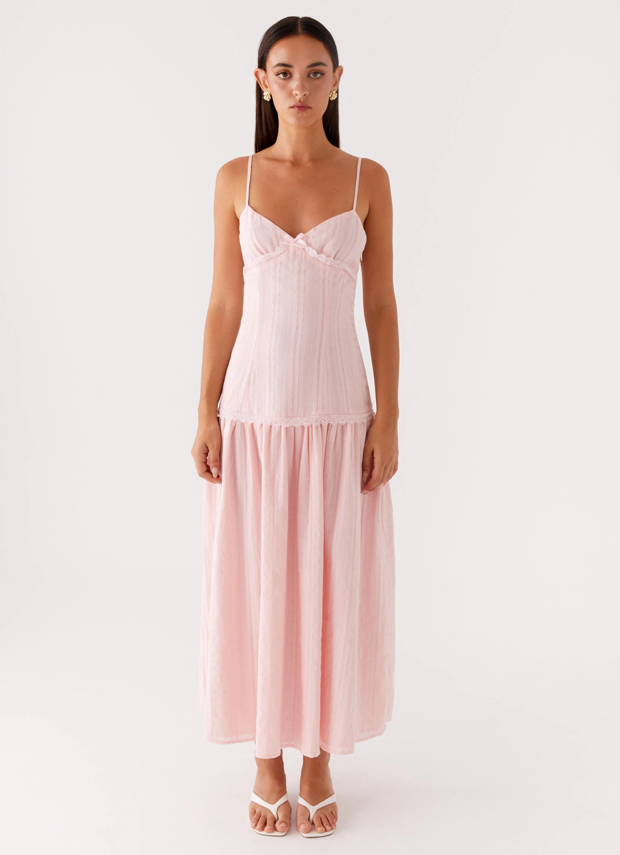 Modern Style Found You Midi Dress - Pink