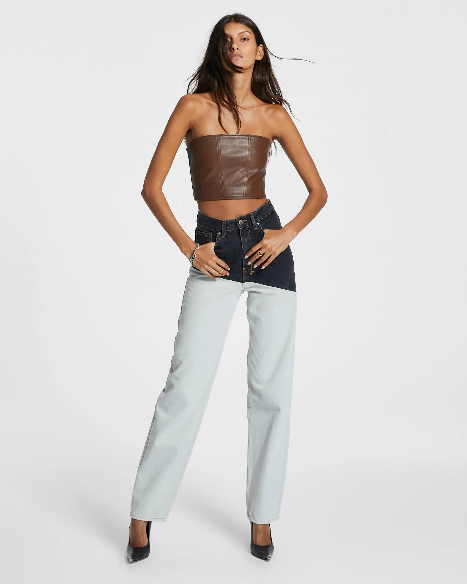 PLAYBACK BLACK/BONE SPLICED MoistureControl Relaxed Tank